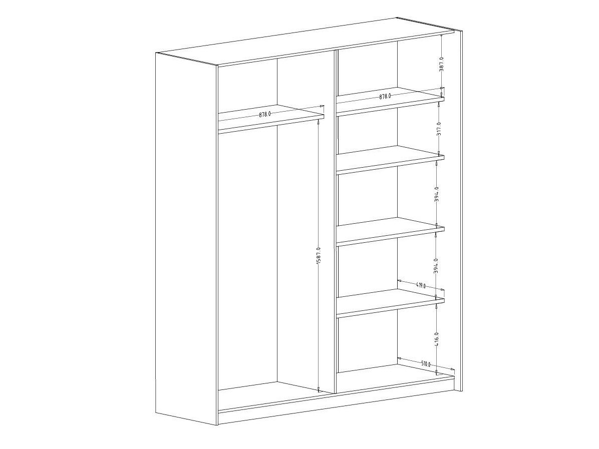 Armoire Austin 372 (Beige)