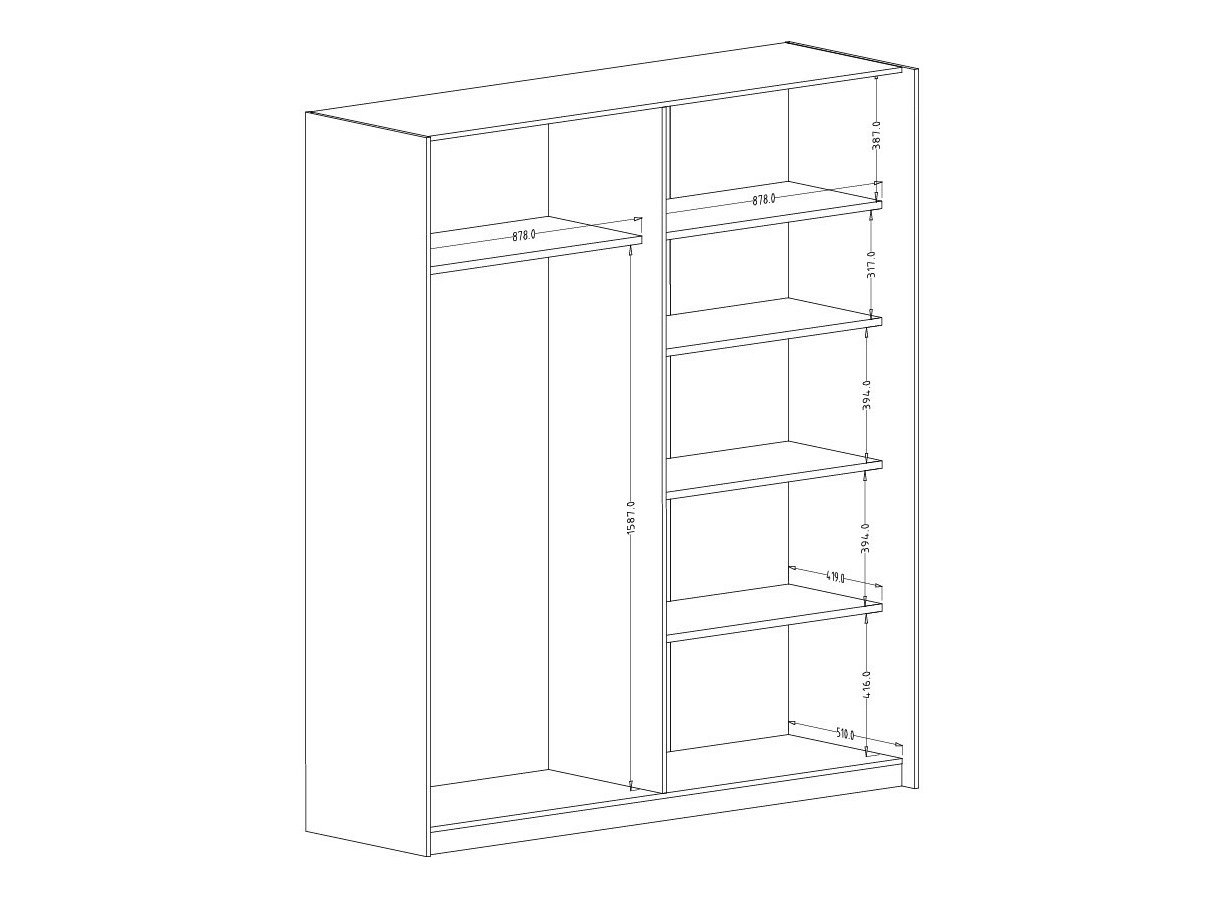 Armoire Austin 372 (Beige)