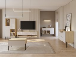 Ensemble de salon Levtenu 118 (Chêne + Cachemire)