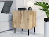 Ensemble de tables de chevet Lorelbo 102 (Chêne wotan + Noir)