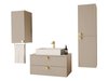 Ensemble de salle de bain Orlvera 105 (Brun clair)