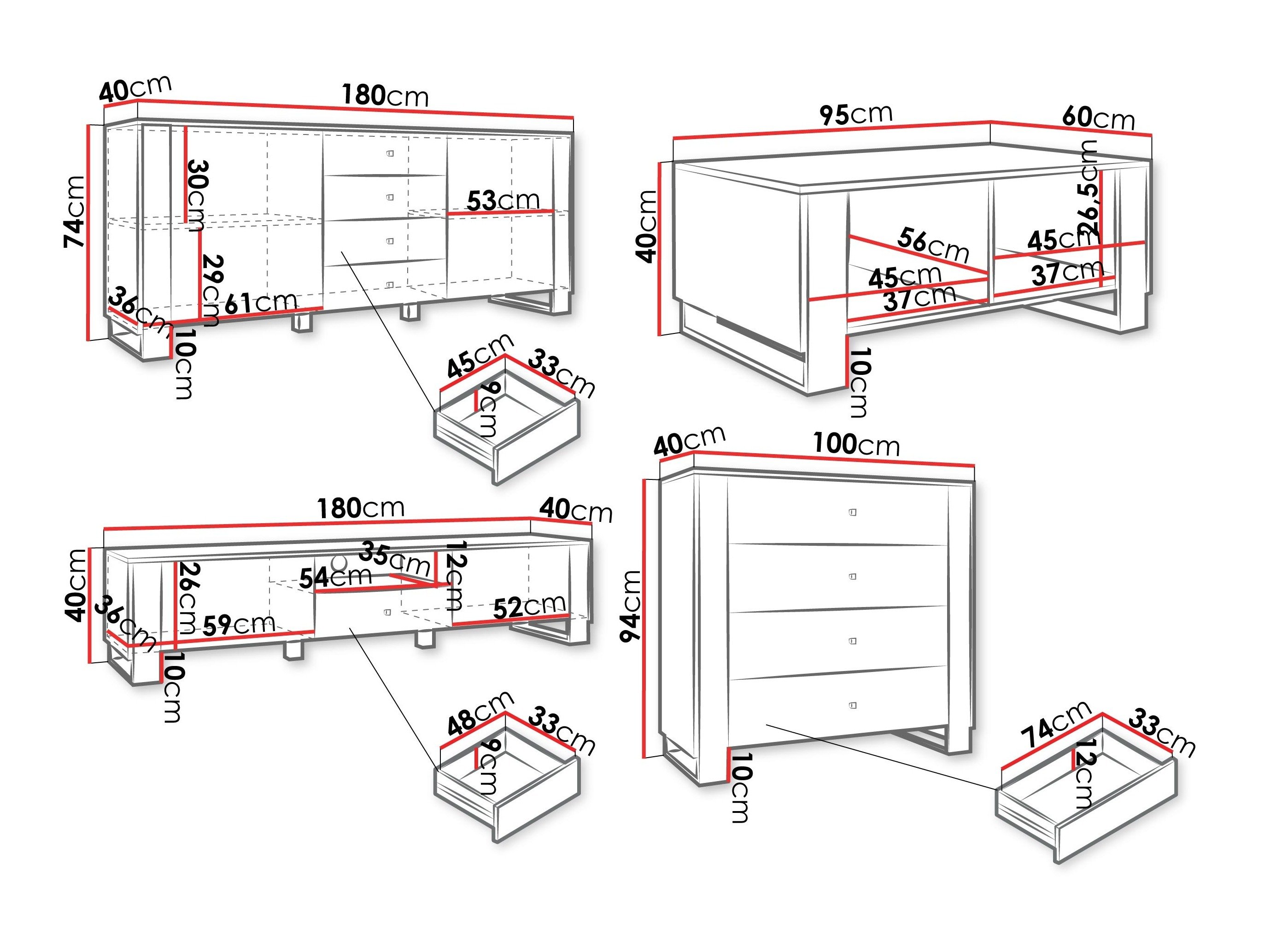 Ensemble de salon Comfivo Vestora 104