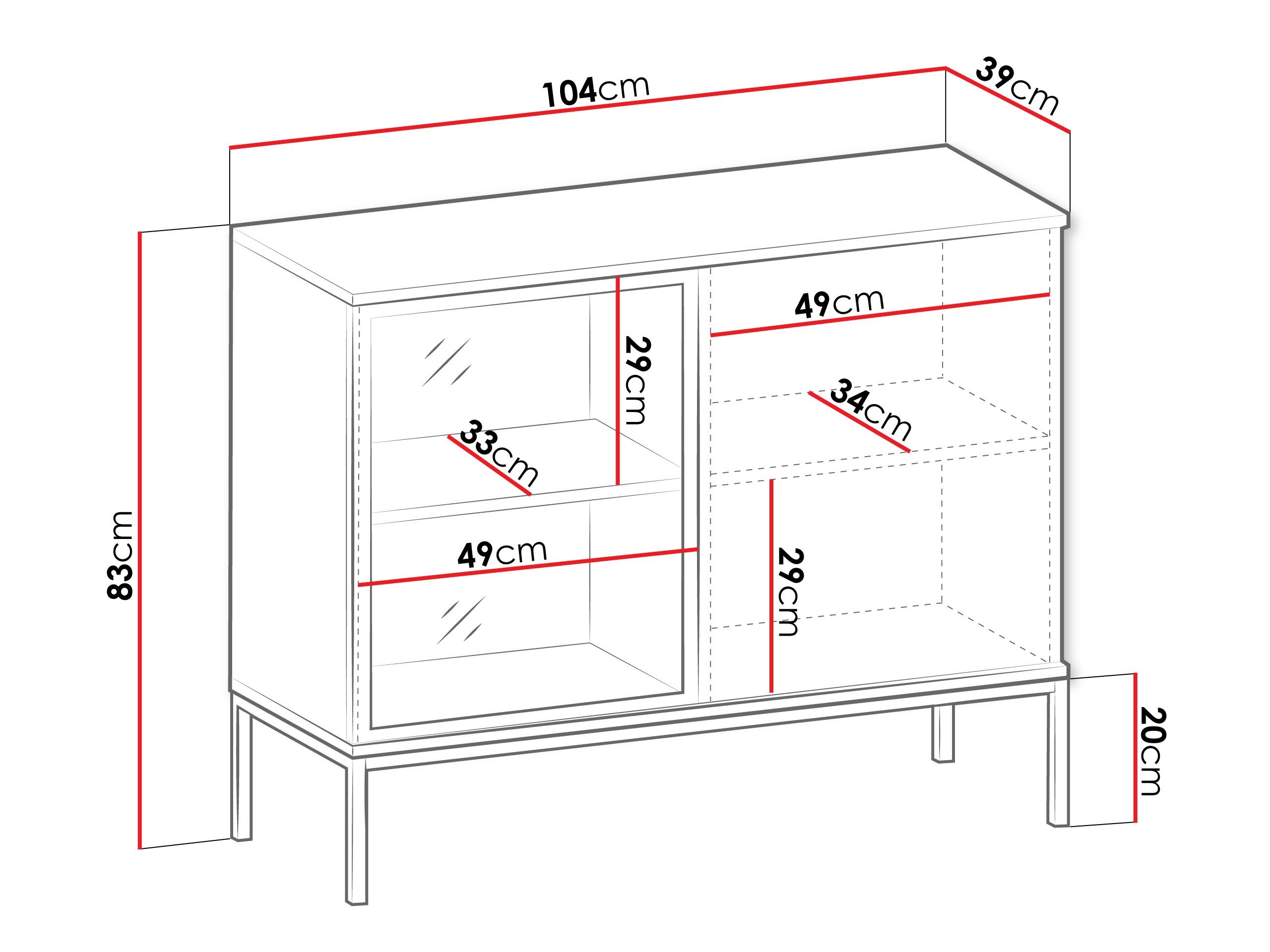 Buffet Soferi 107 (Cachemire)
