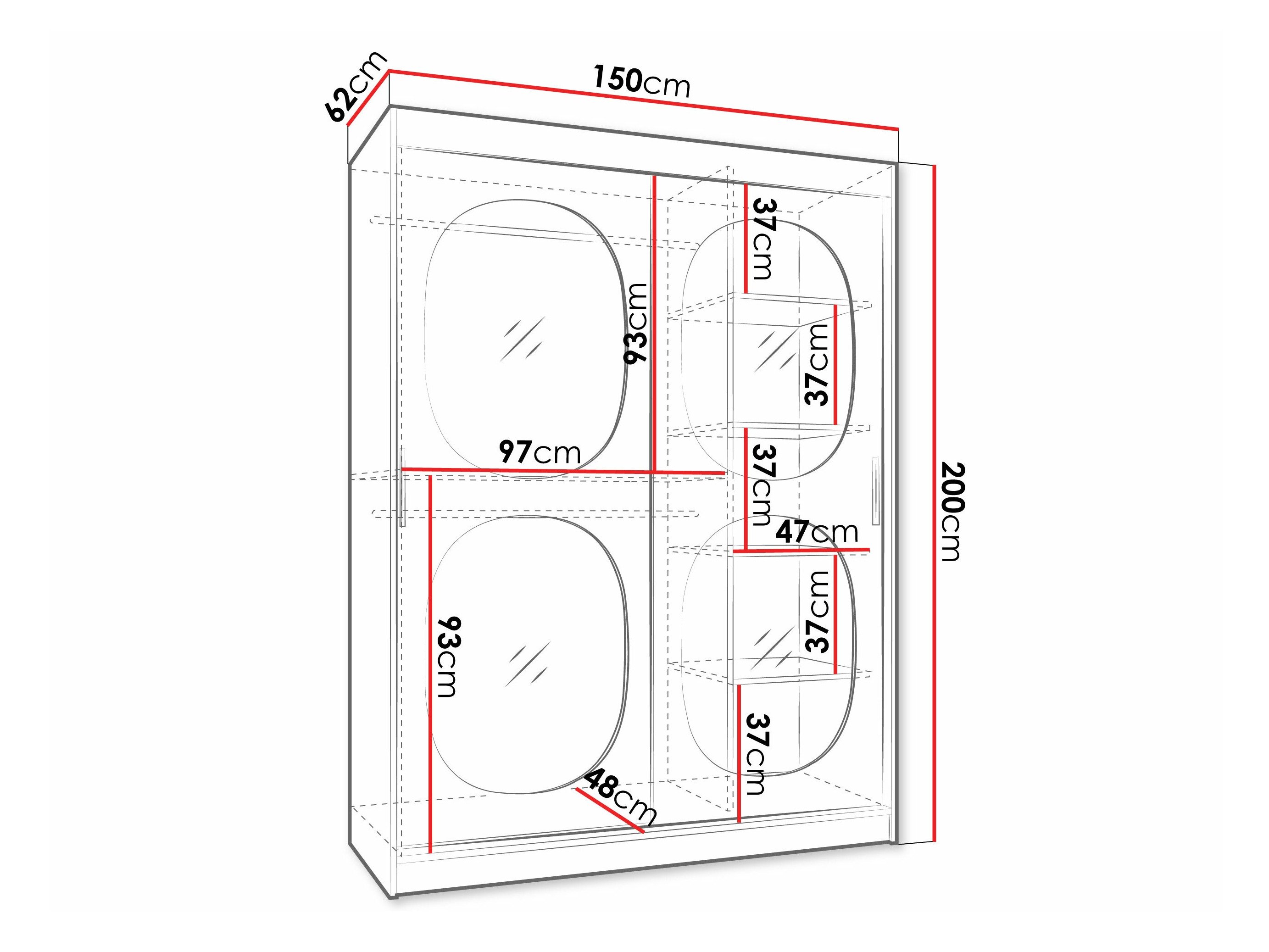 Armoire Hartford 527 (Cachemire)