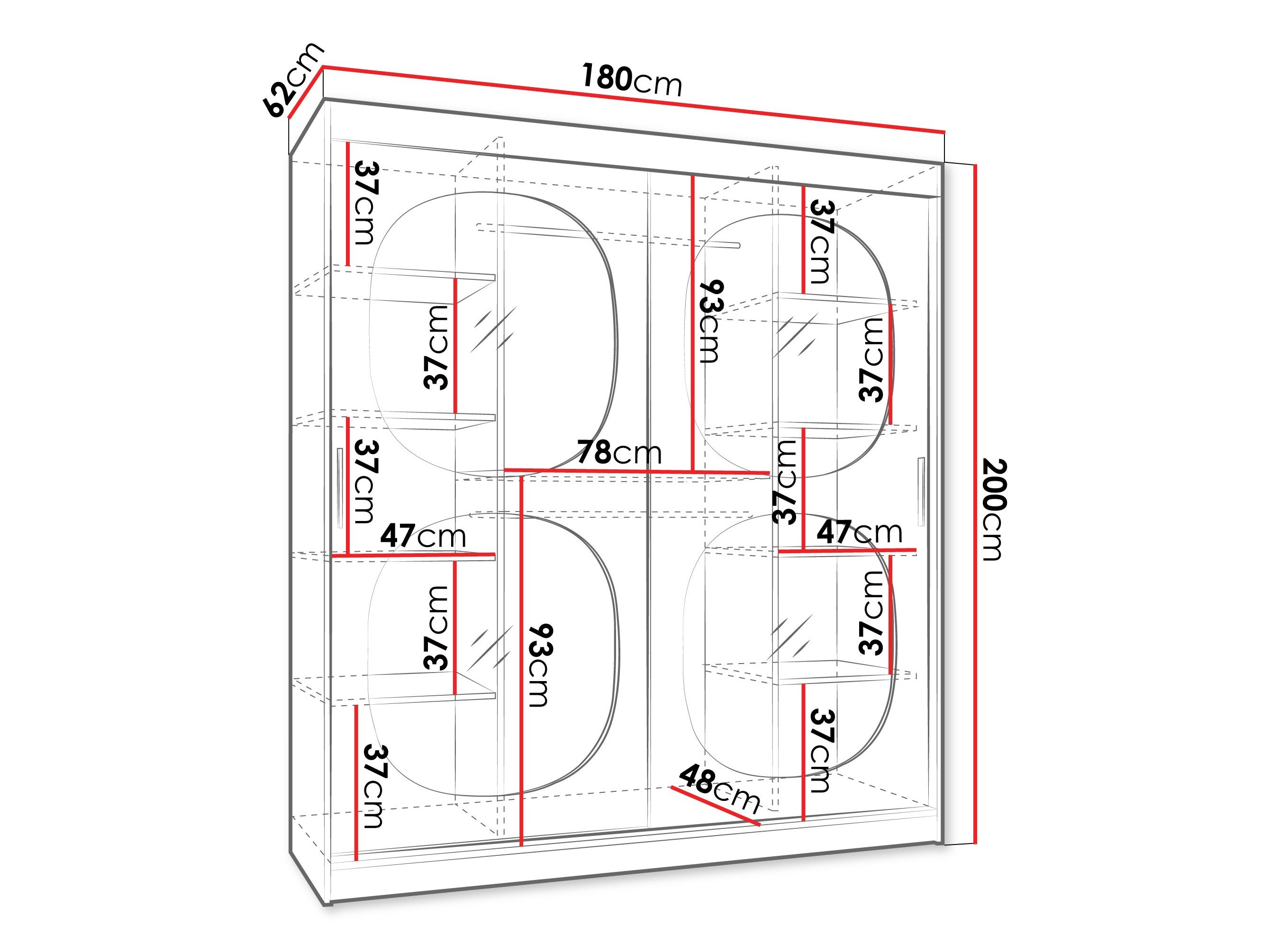 Armoire Hartford 529 (Cachemire)
