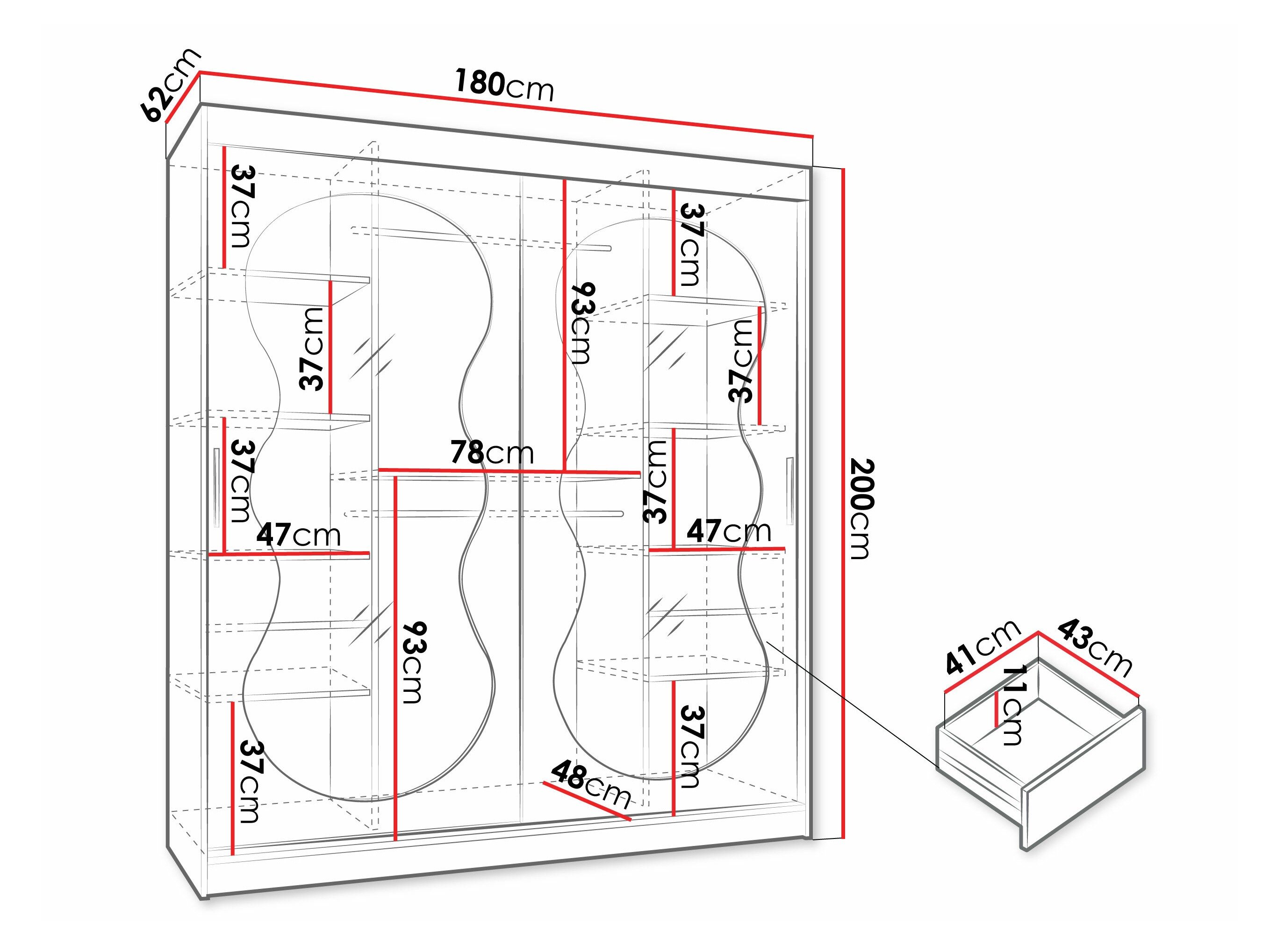 Armoire Hartford 530 (Noir)