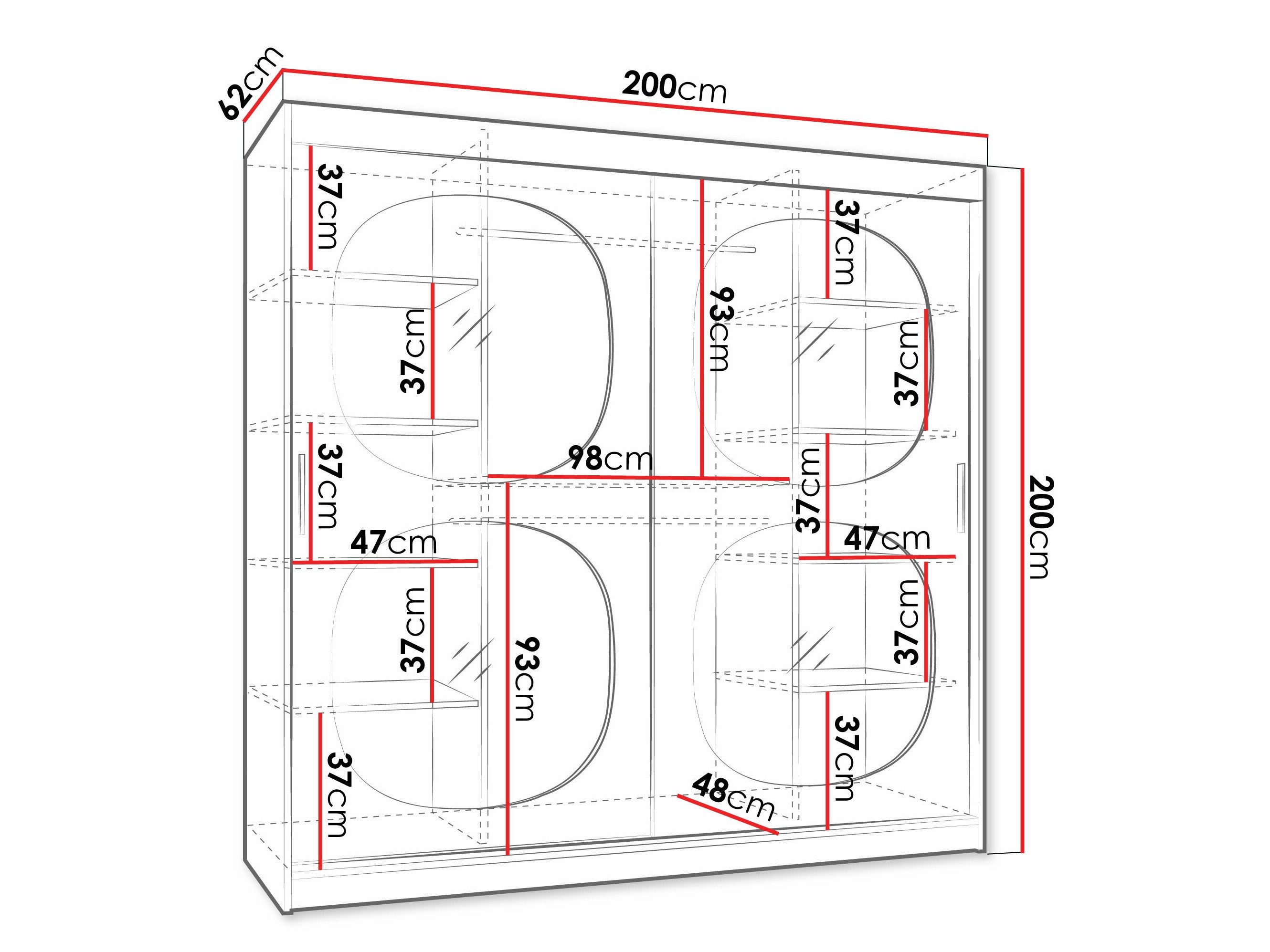 Armoire Hartford 531 (Cachemire)