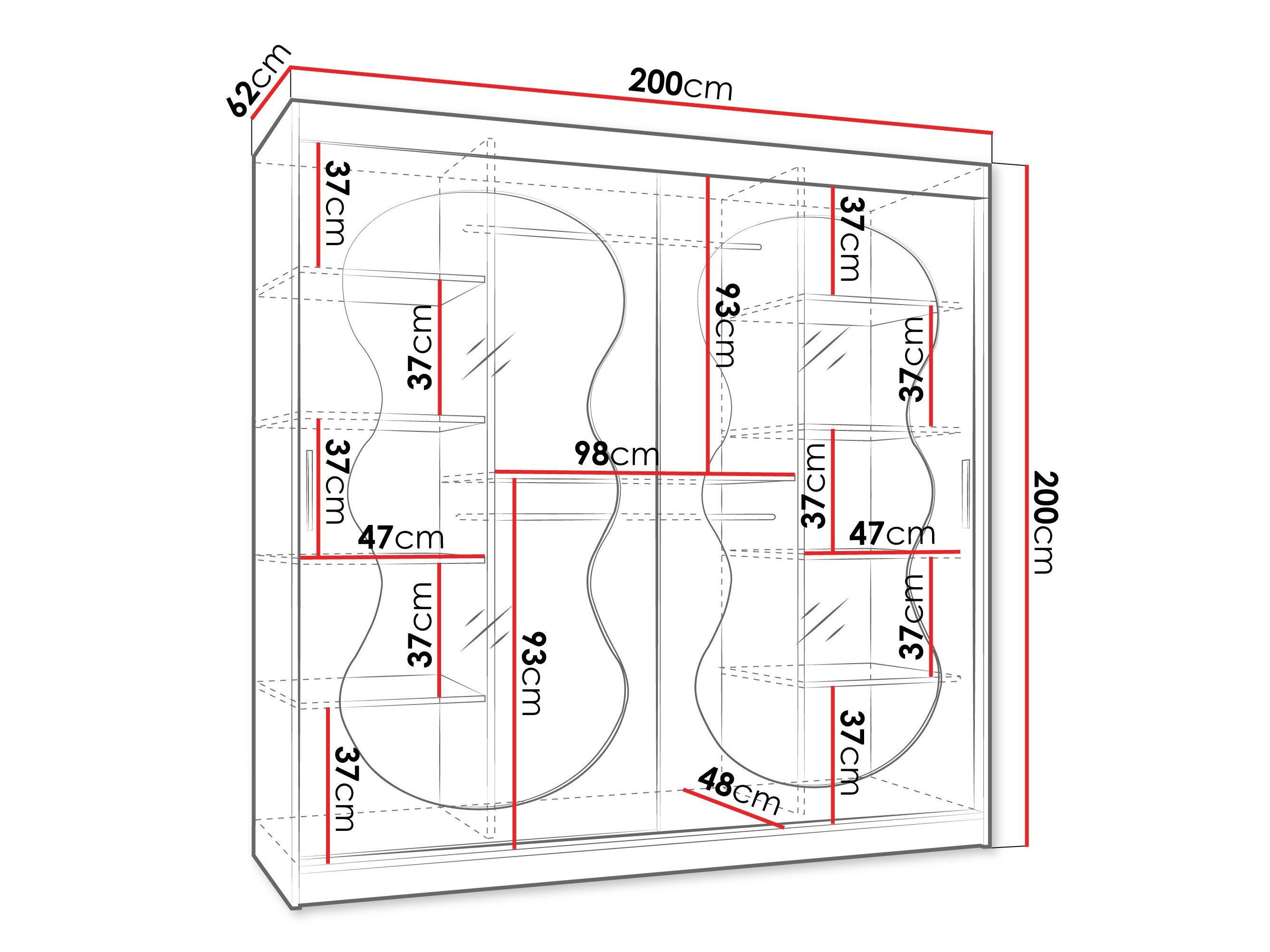 Armoire Hartford 532 (Cachemire)