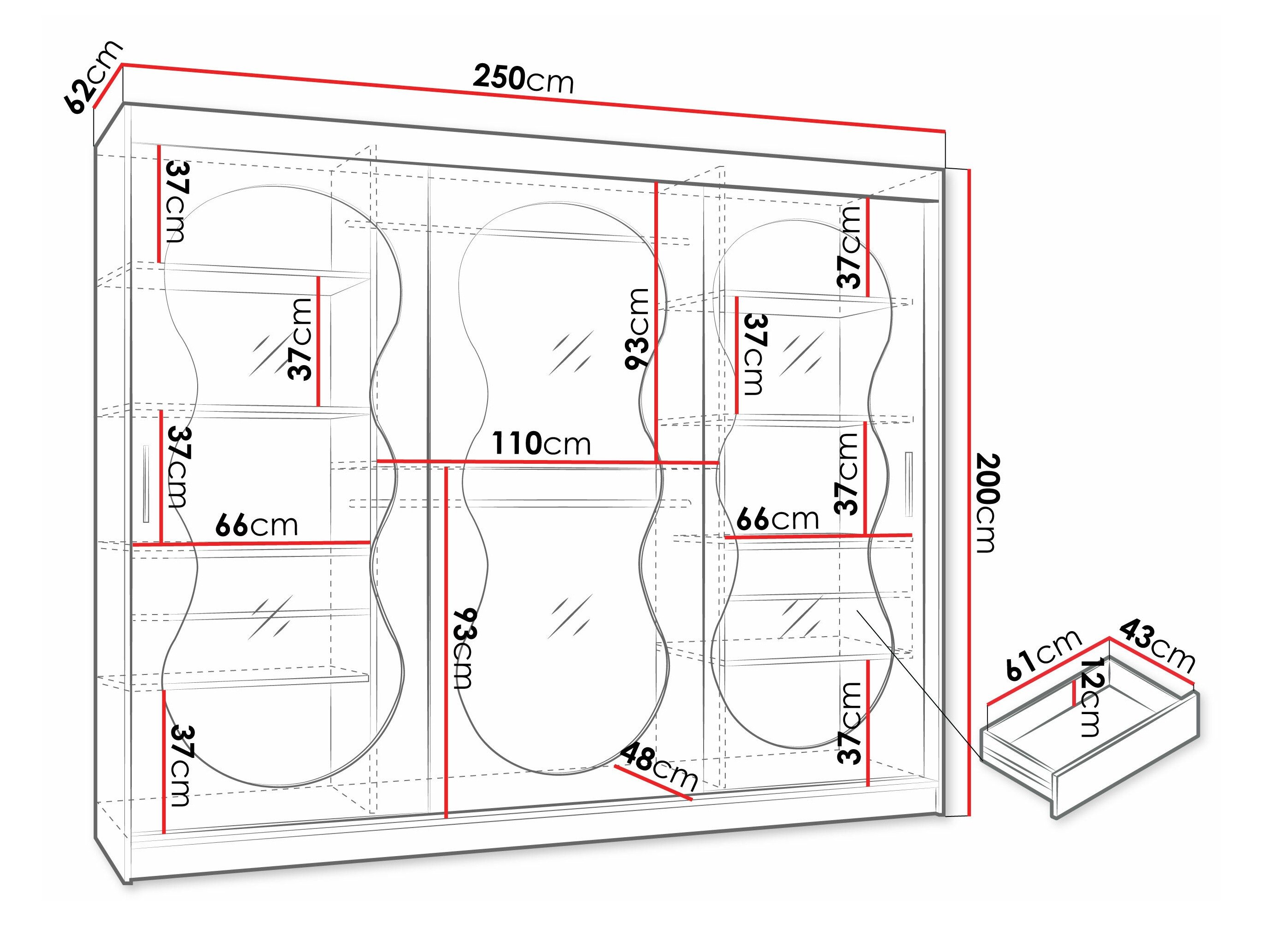 Armoire Hartford 534 (Cachemire)
