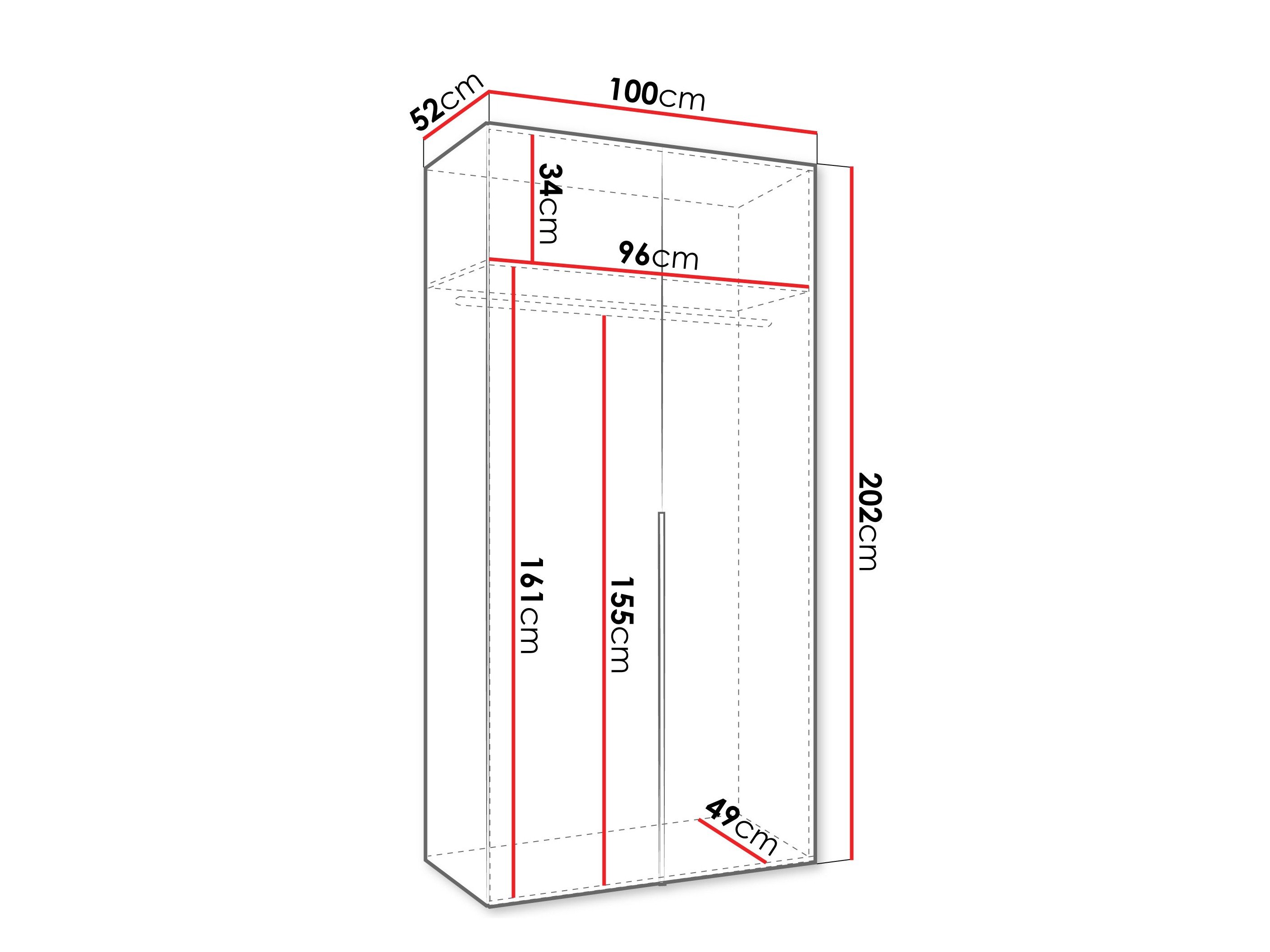 Armoire Hartford 535 (Blanc)