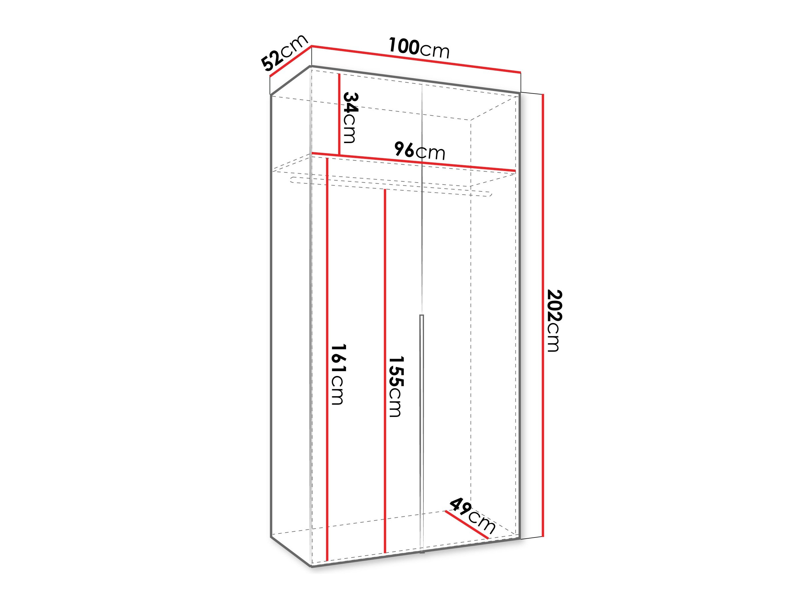 Armoire Hartford 535 (Cachemire)