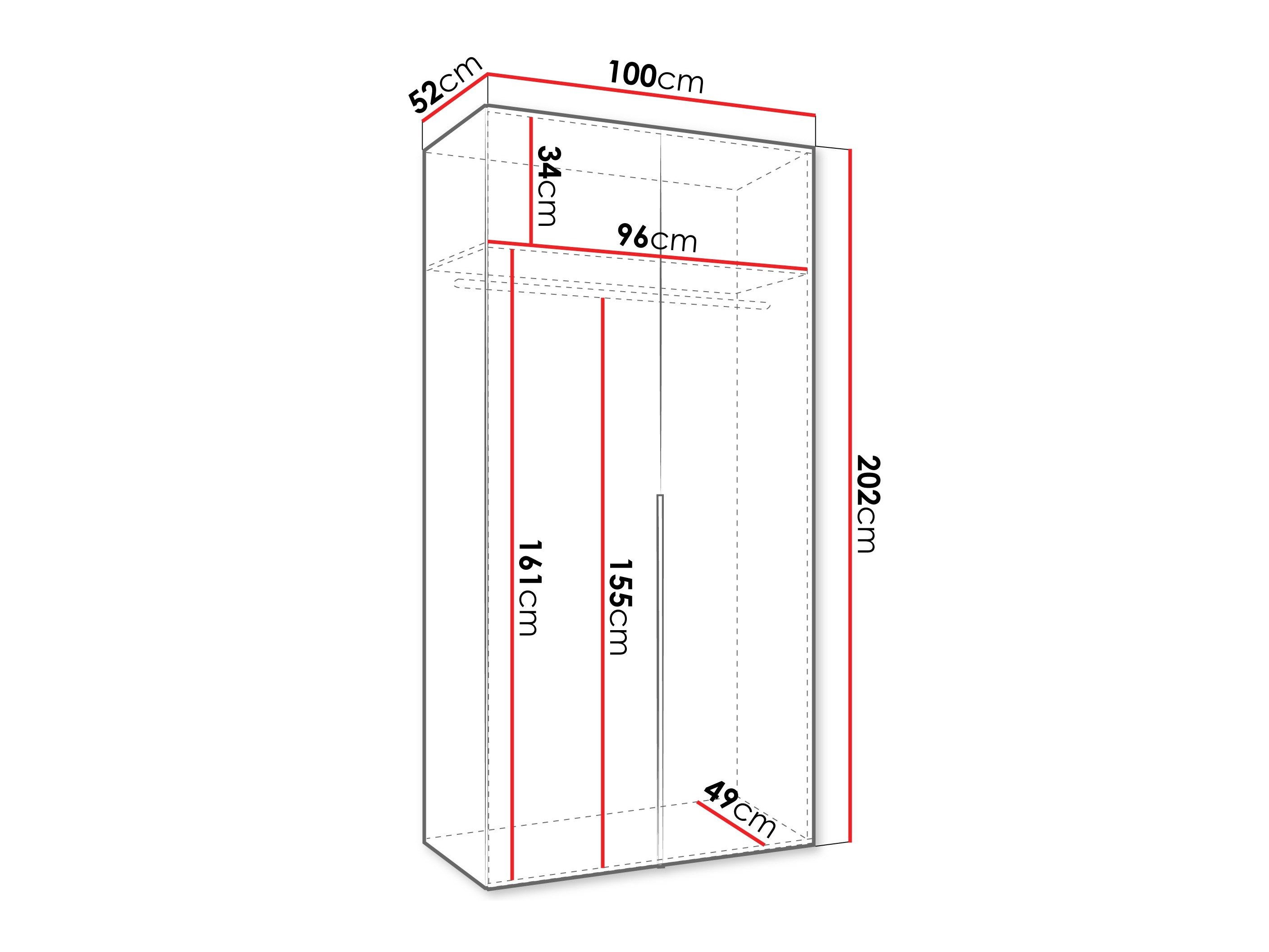 Armoire Hartford 535 (Cachemire)