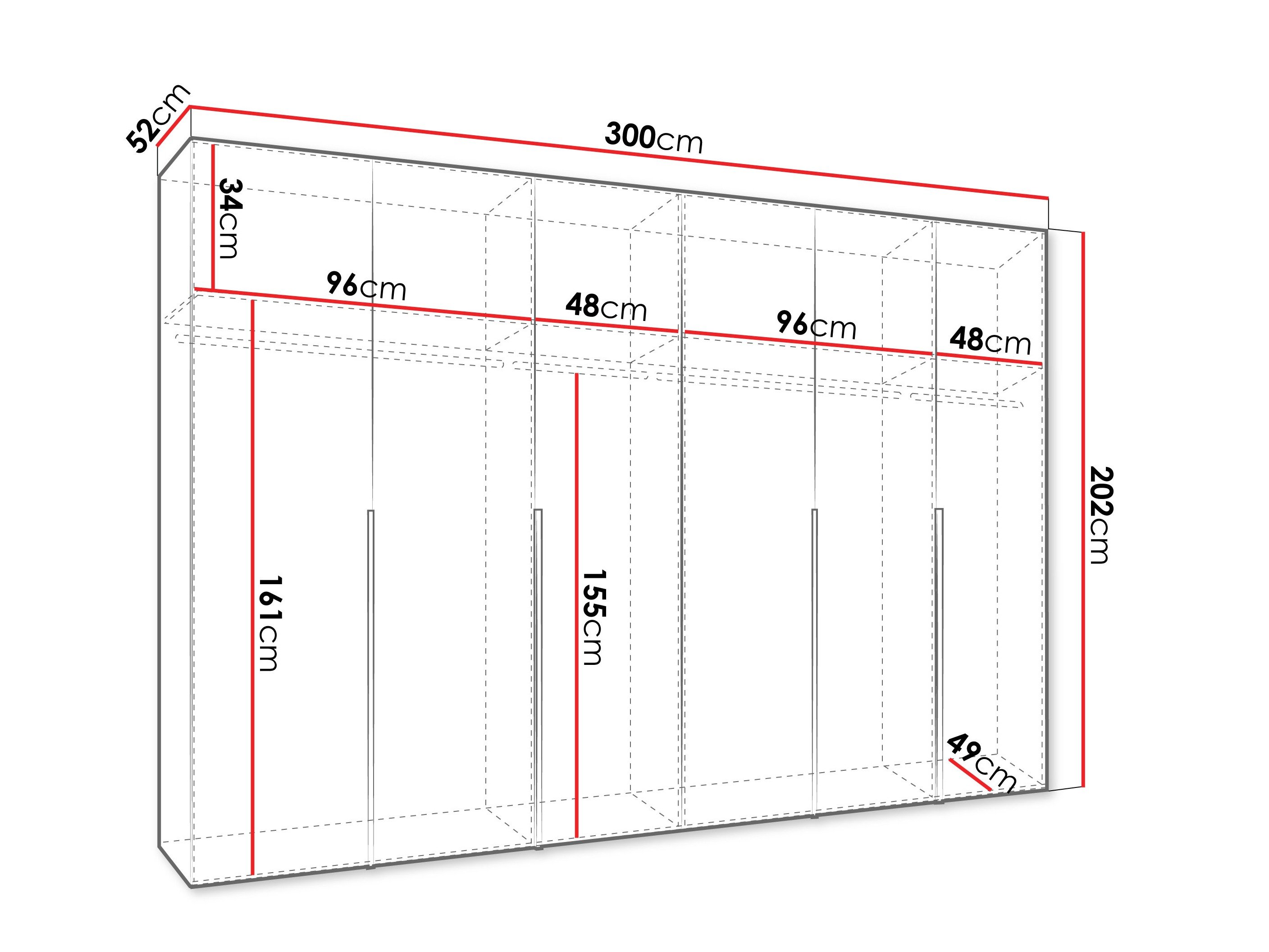 Armoire Hartford 539 (Chêne Artisan)
