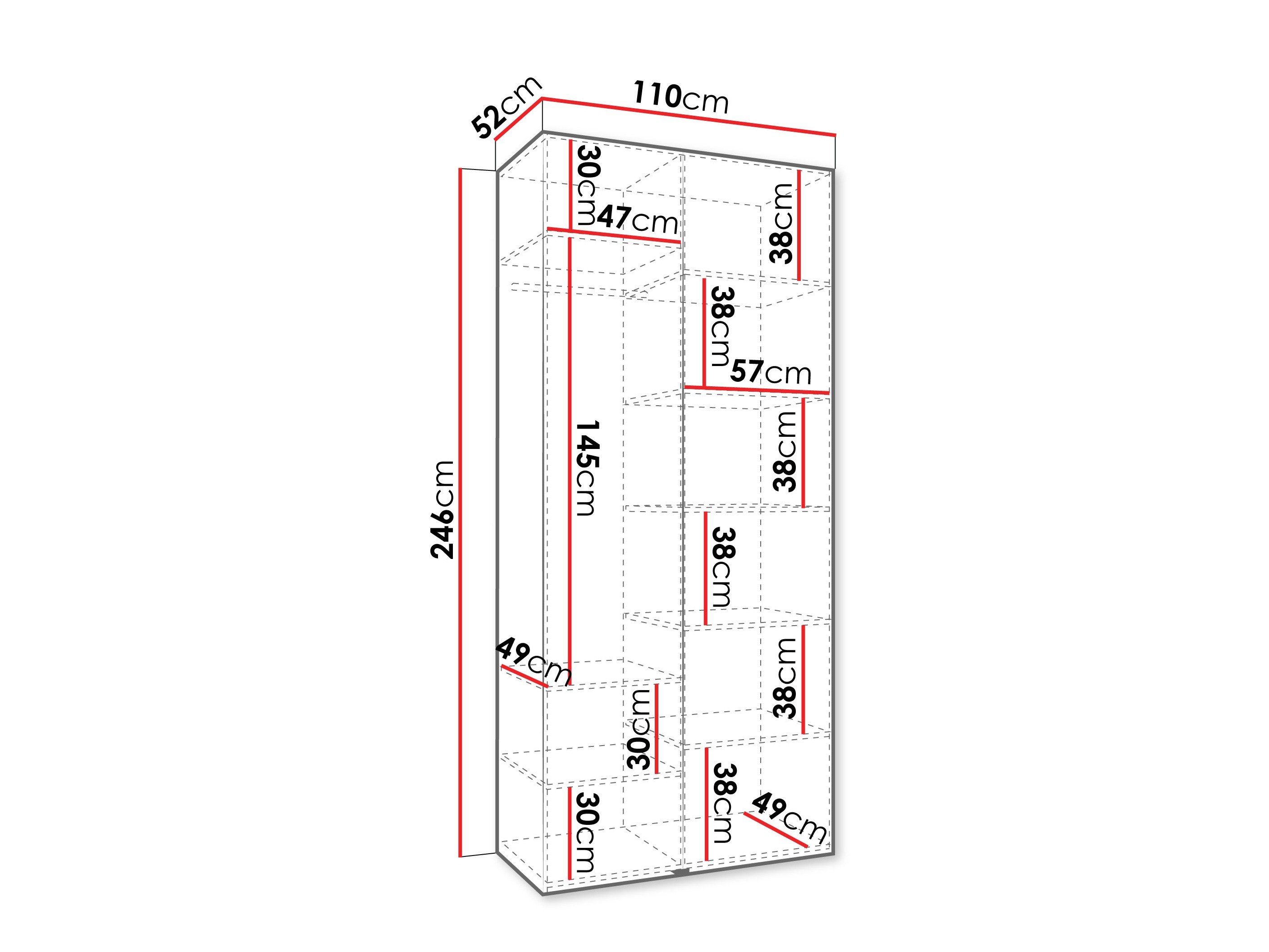Armoire Hartford 540 (Cachemire)
