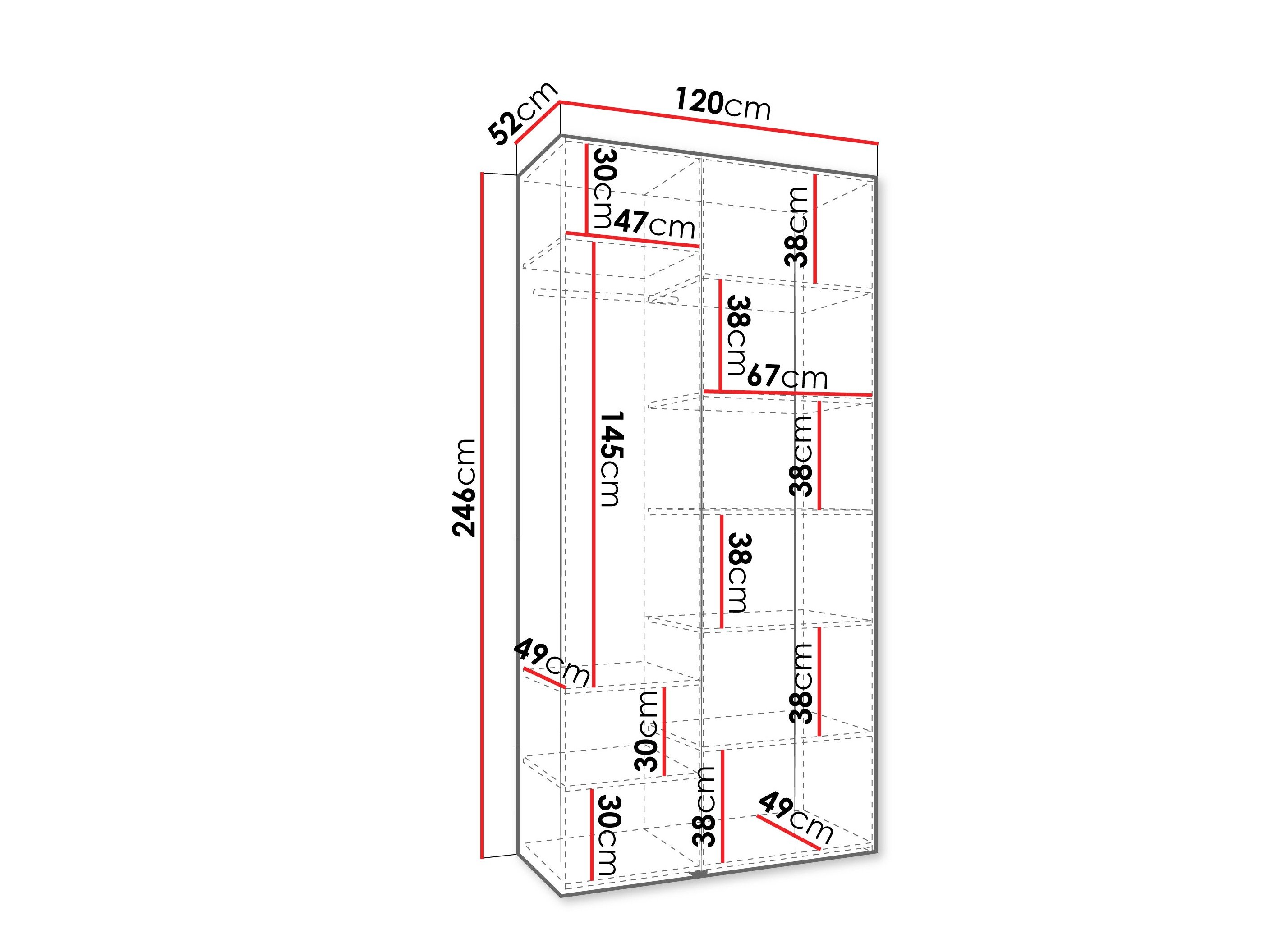 Armoire Hartford 544 (Cachemire)