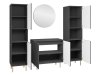 Ensemble de salle de bain Virdomi 114 (Noir)