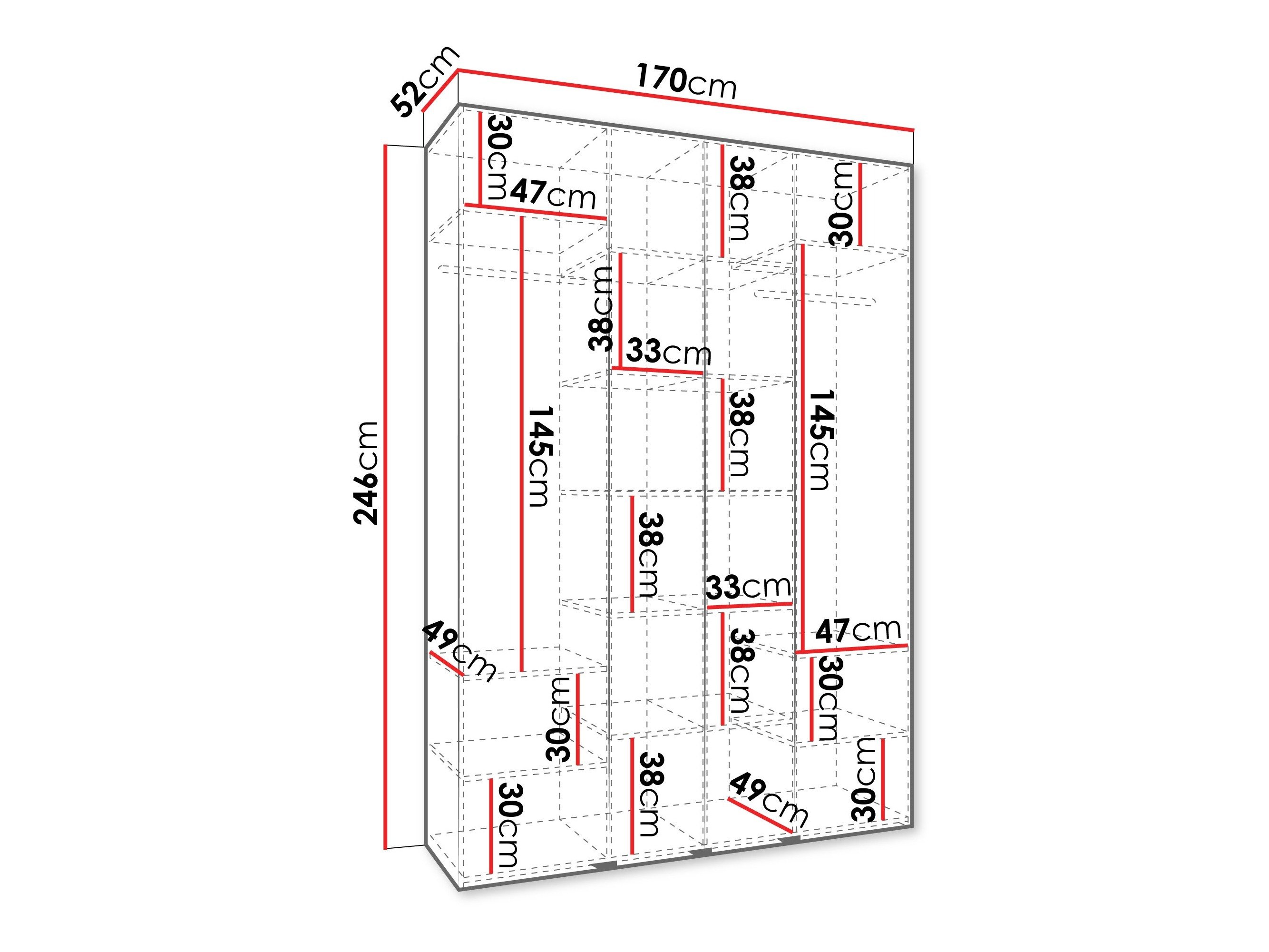 Armoire Hartford 564 (Blanc)