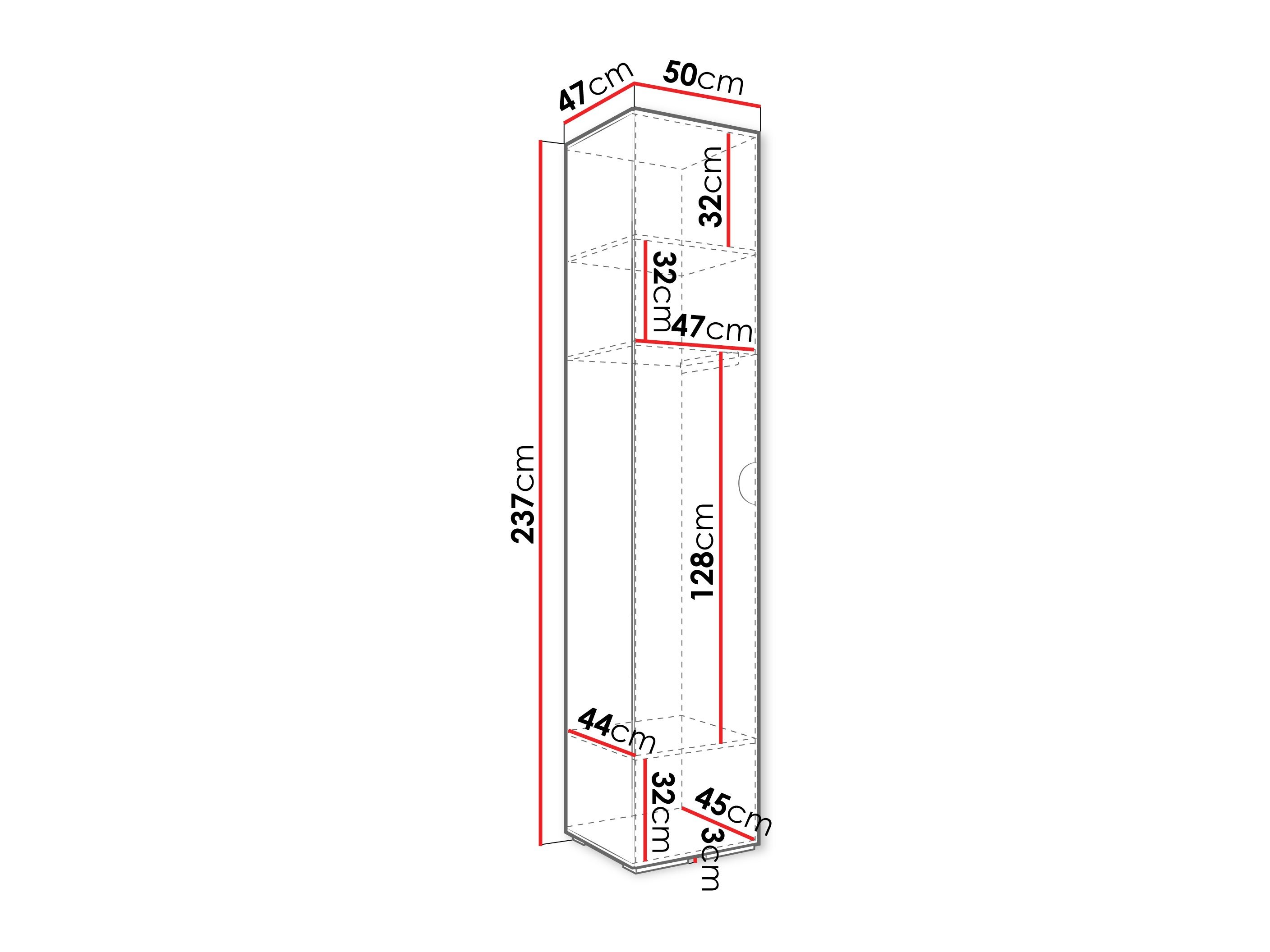 Armoire Hartford 567 (Blanc)