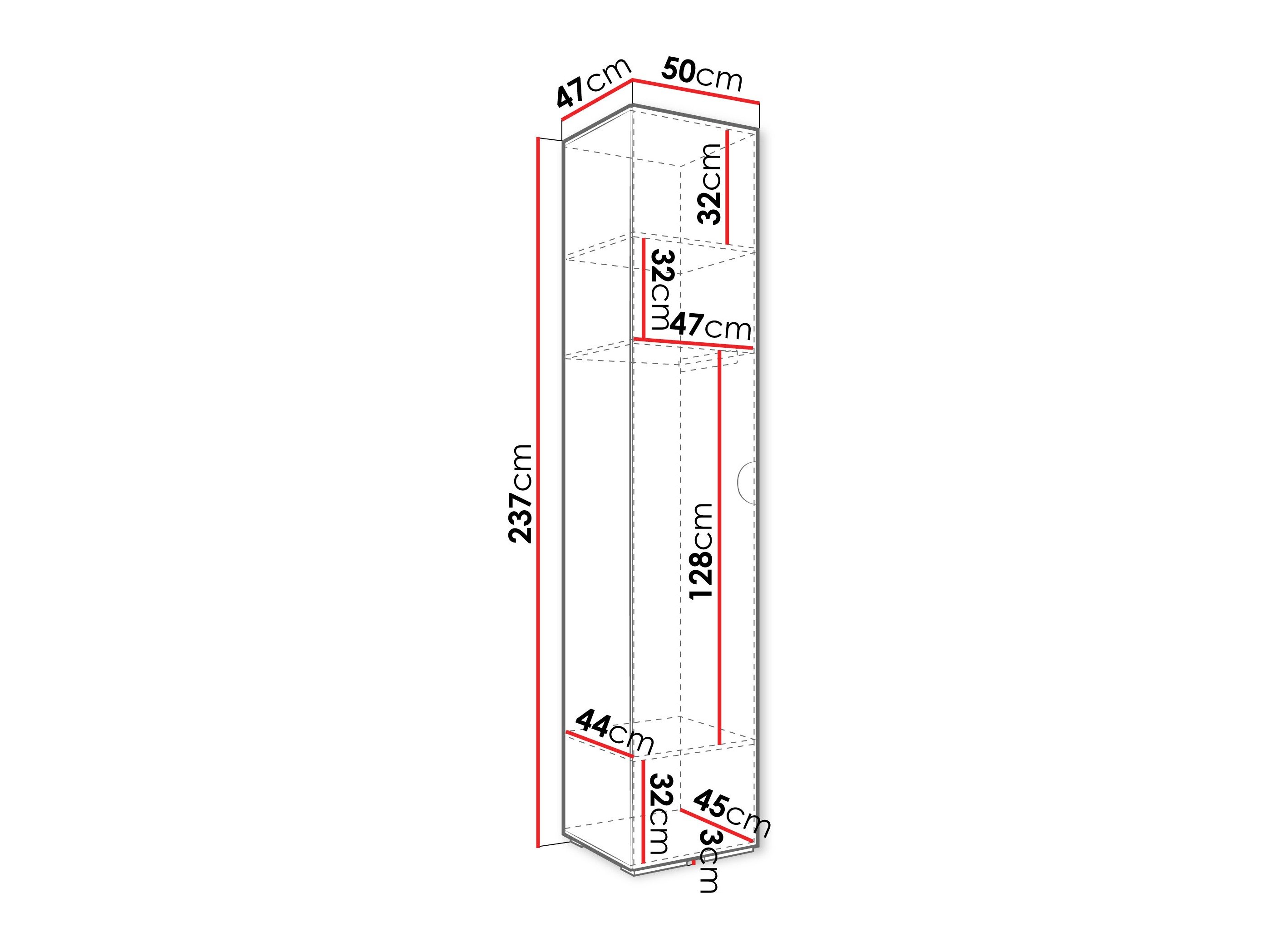 Armoire Hartford 567 (Blanc)