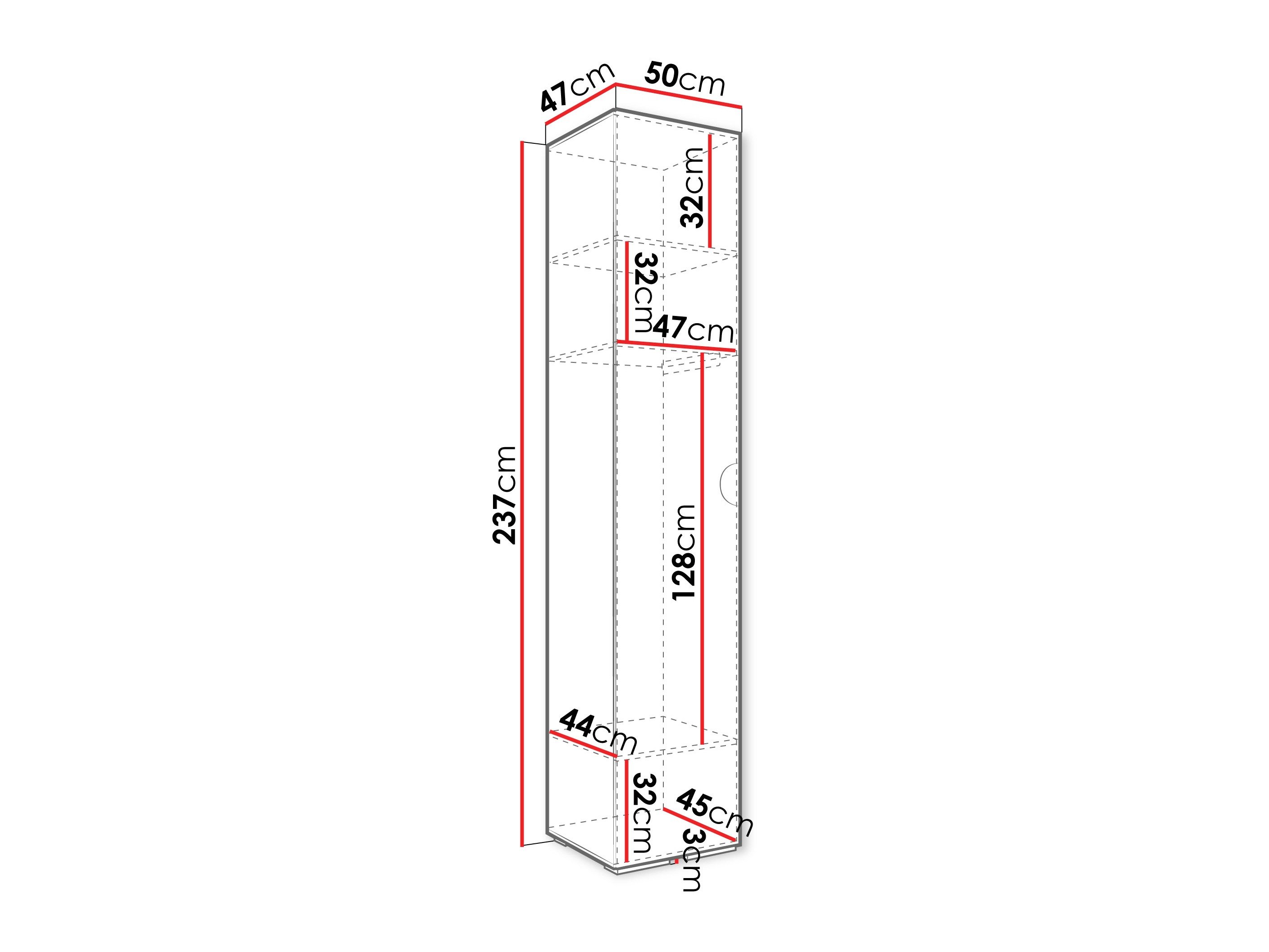 Armoire Hartford 567 (Cachemire)