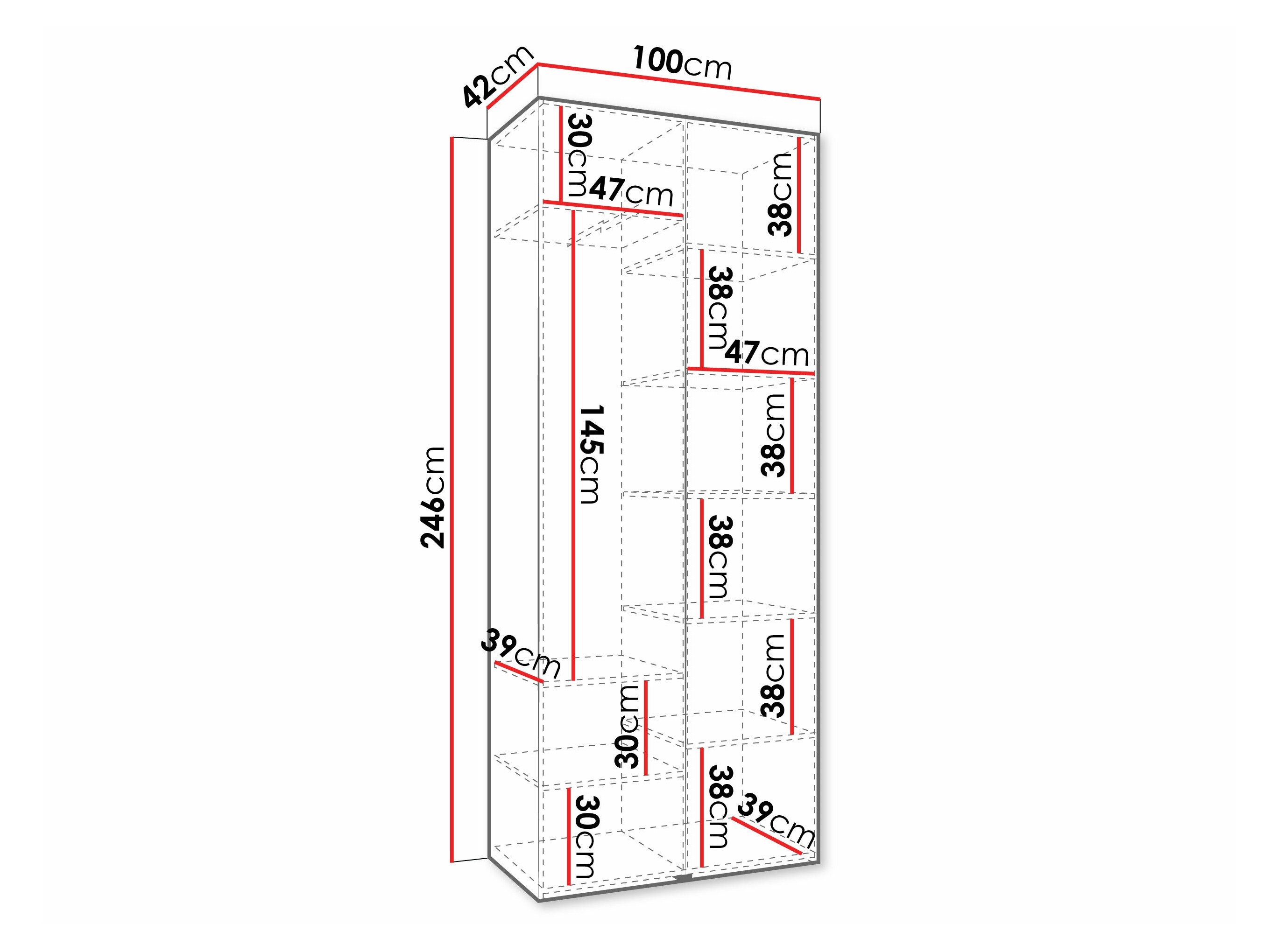 Armoire Hartford 569 (Cachemire)