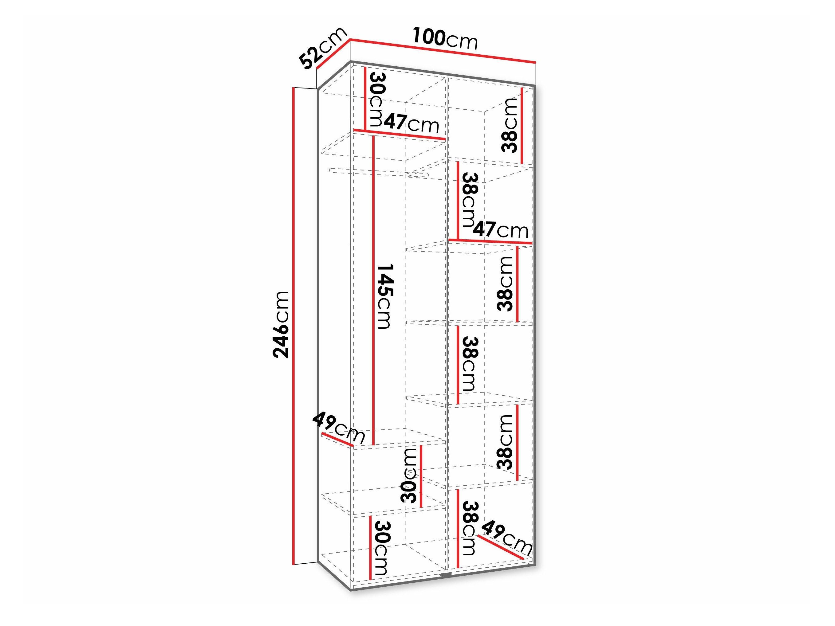 Armoire Hartford 569 (Cachemire)