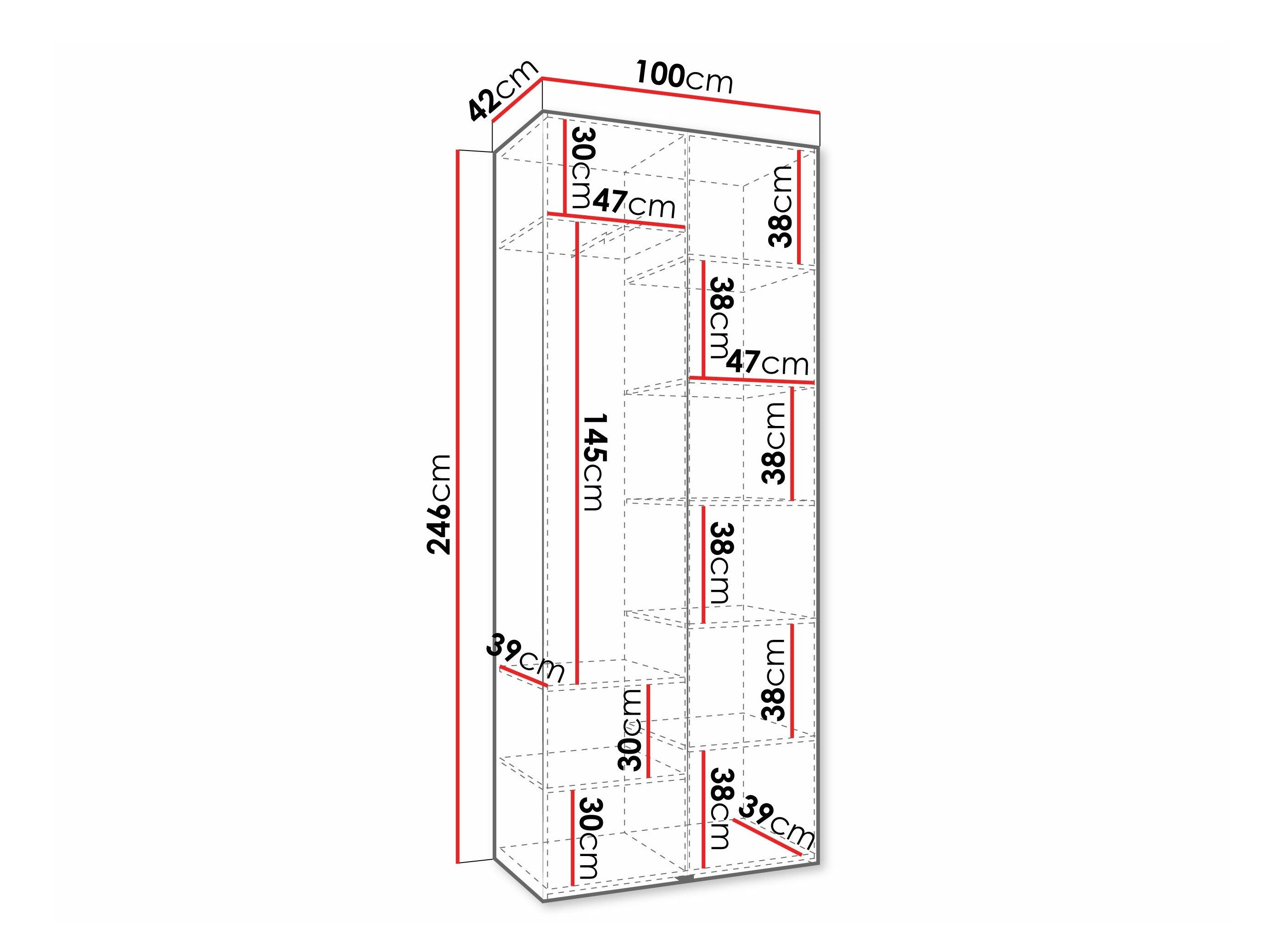 Armoire Hartford 569 (Cachemire)