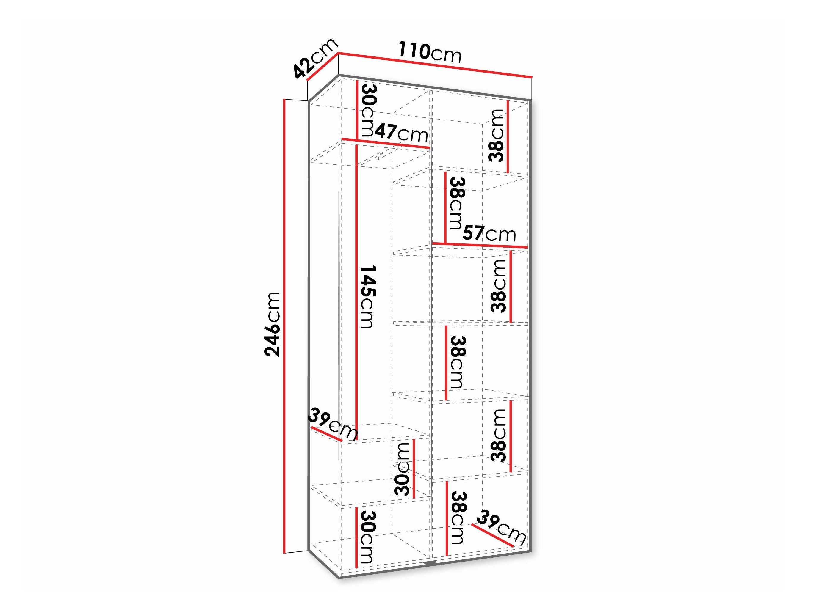 Armoire Hartford 569 (Cachemire)