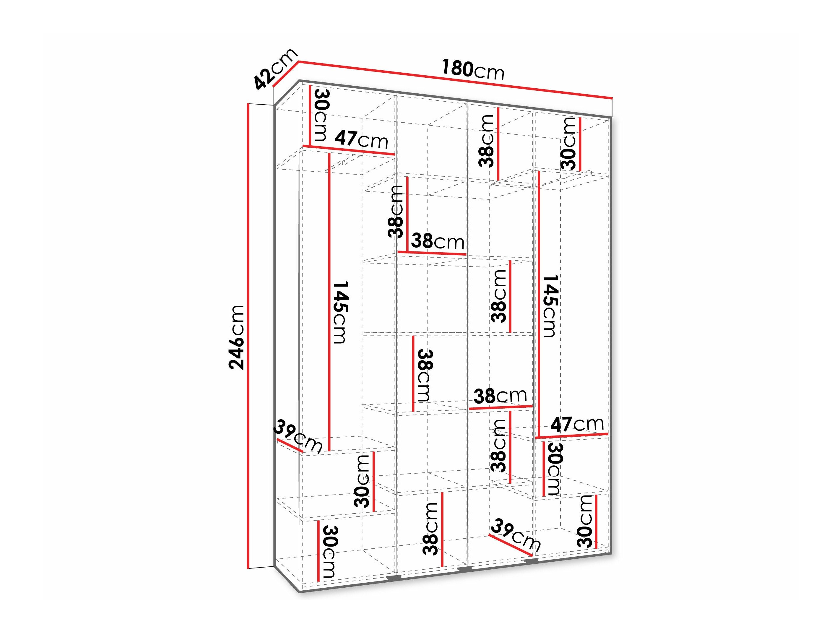 Armoire Hartford 570 (Blanc)