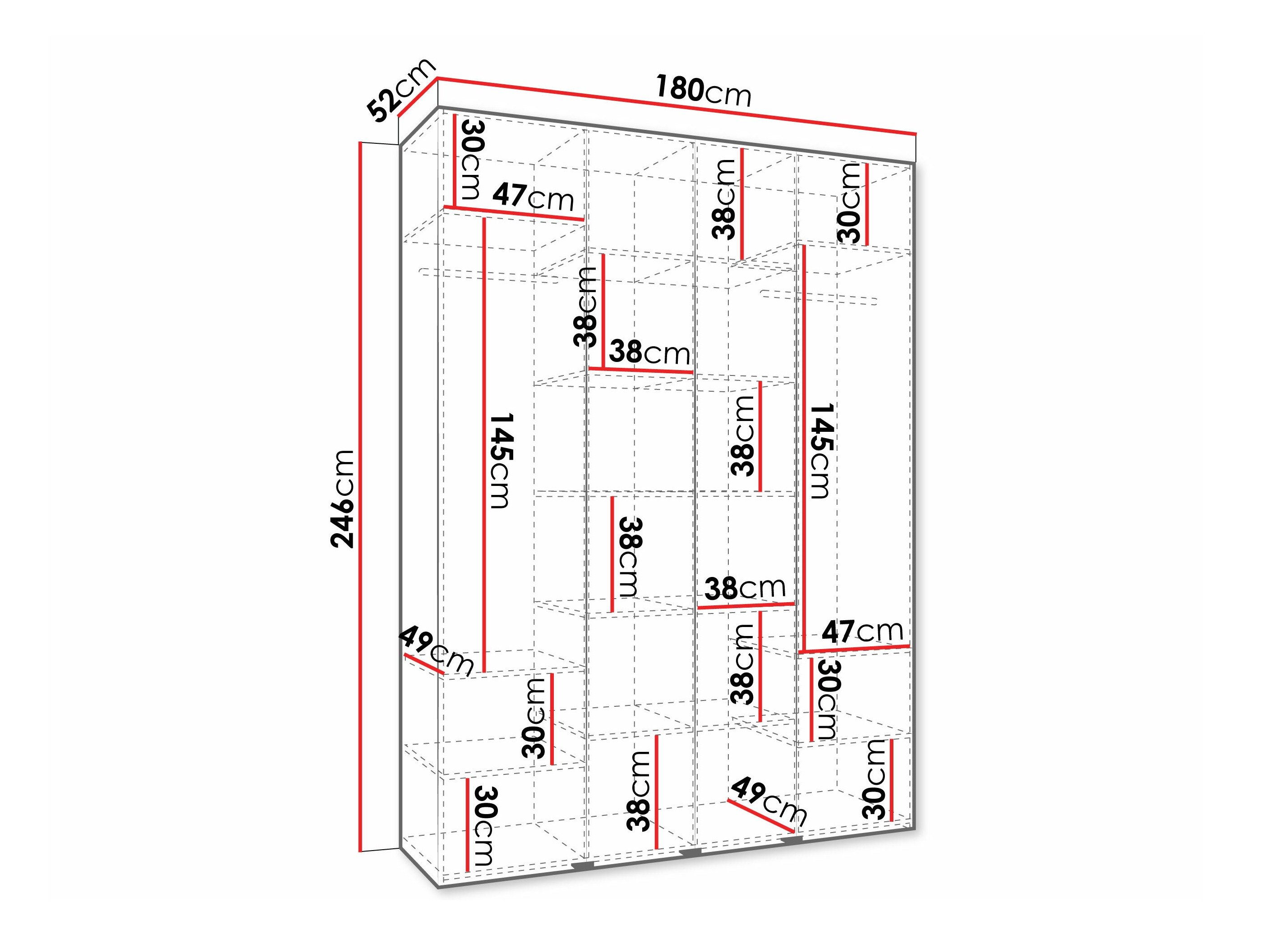 Armoire Hartford 570 (Blanc)
