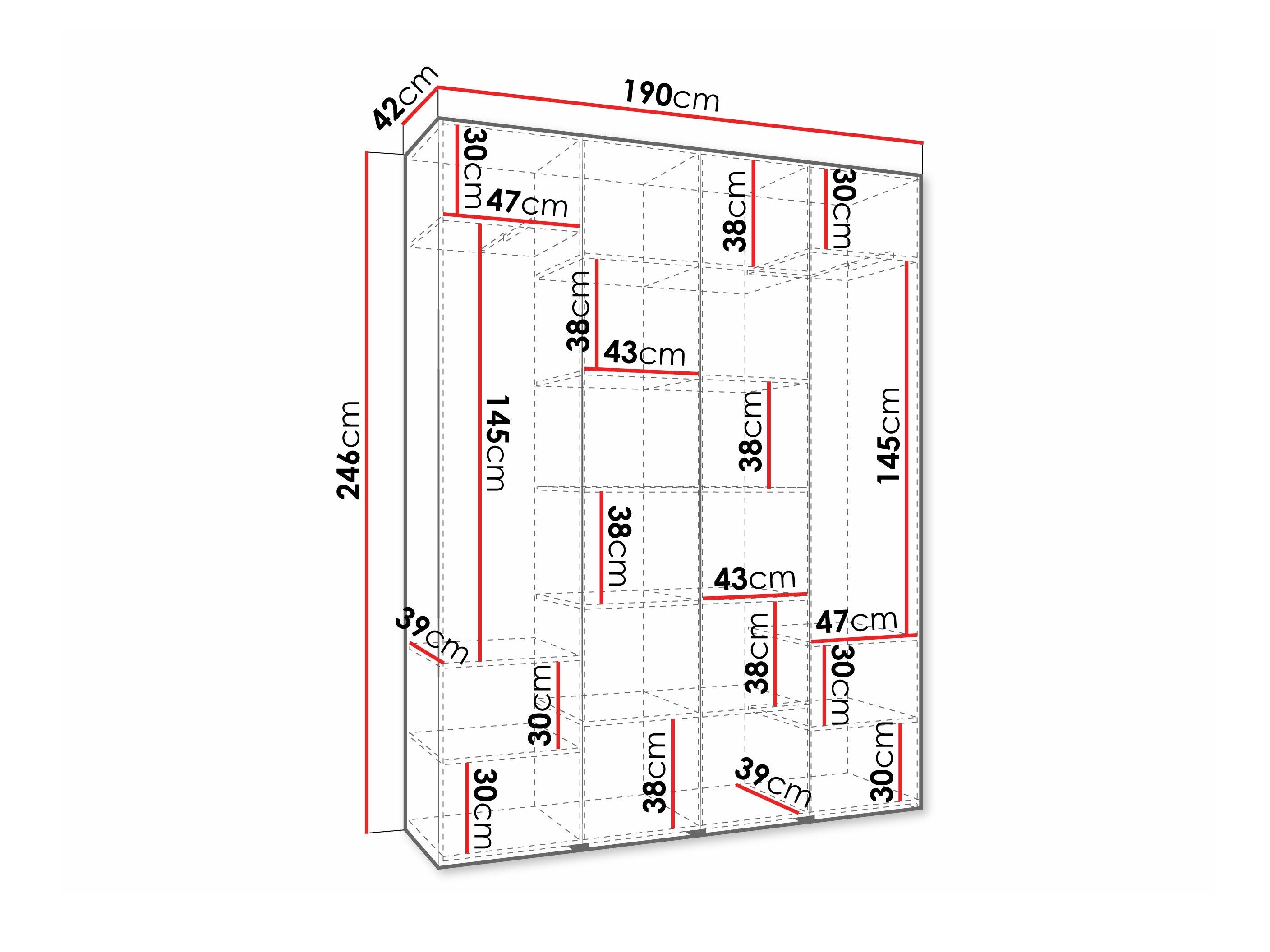 Armoire Hartford 570 (Blanc)