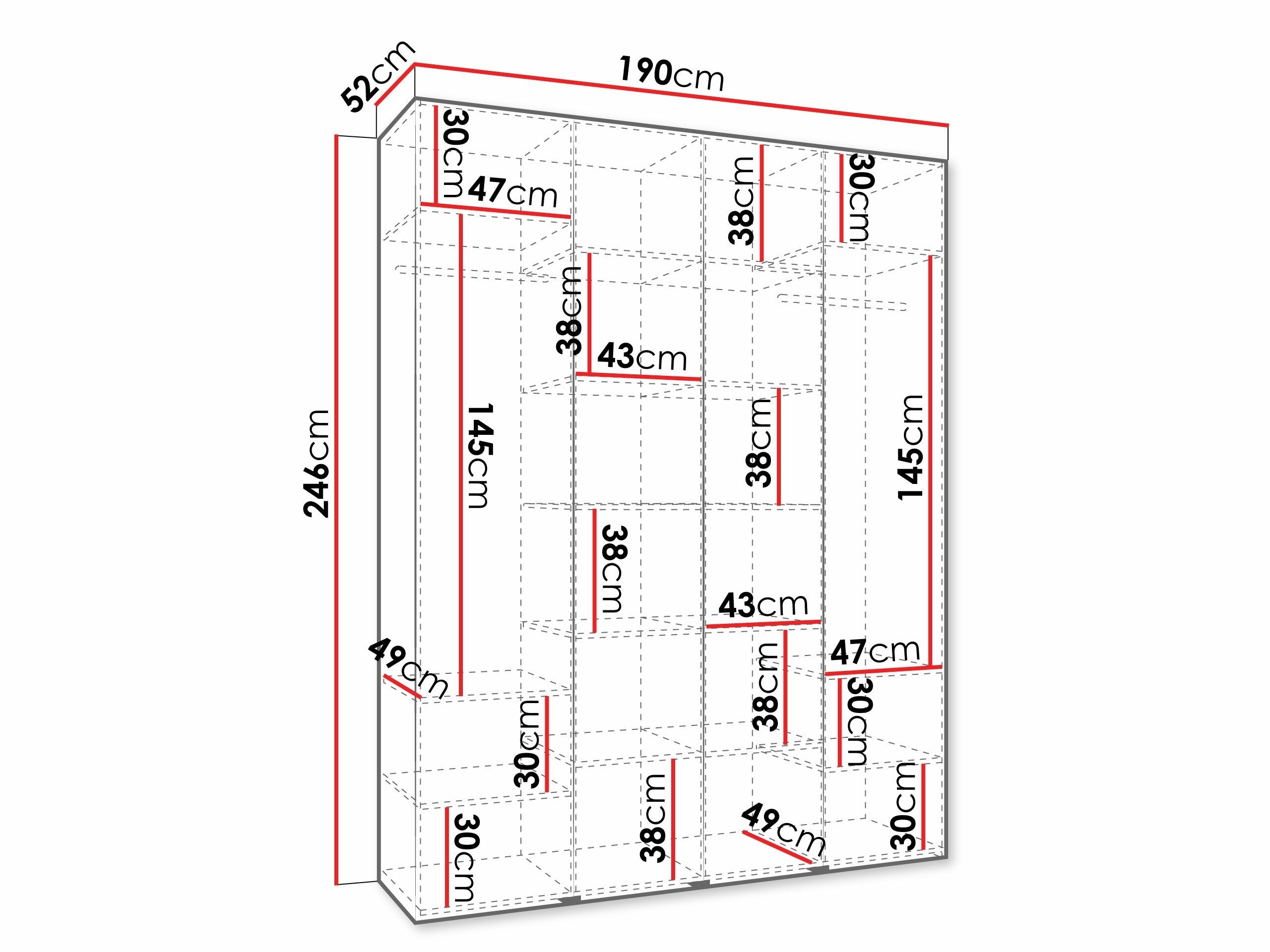Armoire Hartford 570 (Blanc)