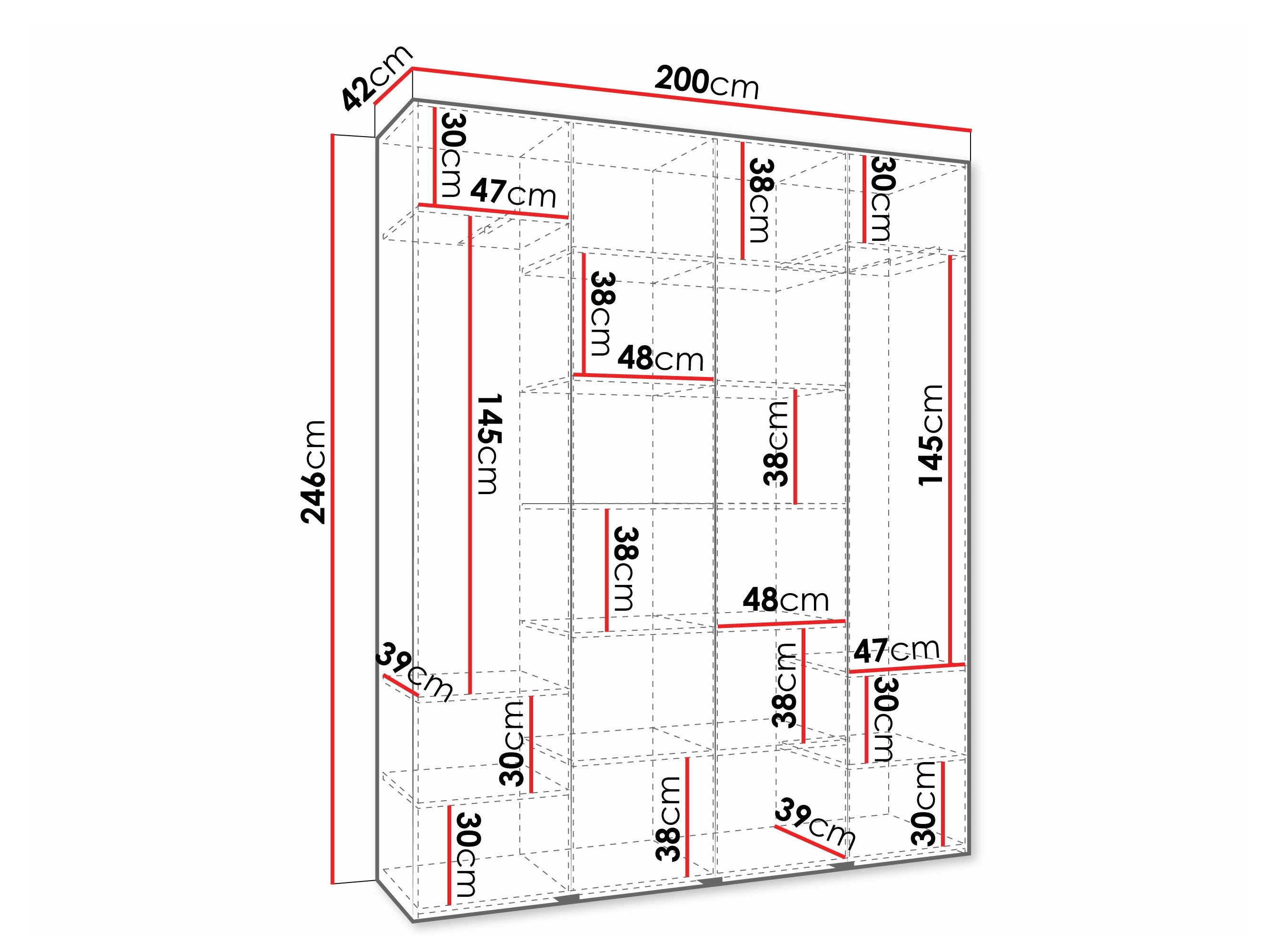 Armoire Hartford 570 (Blanc)