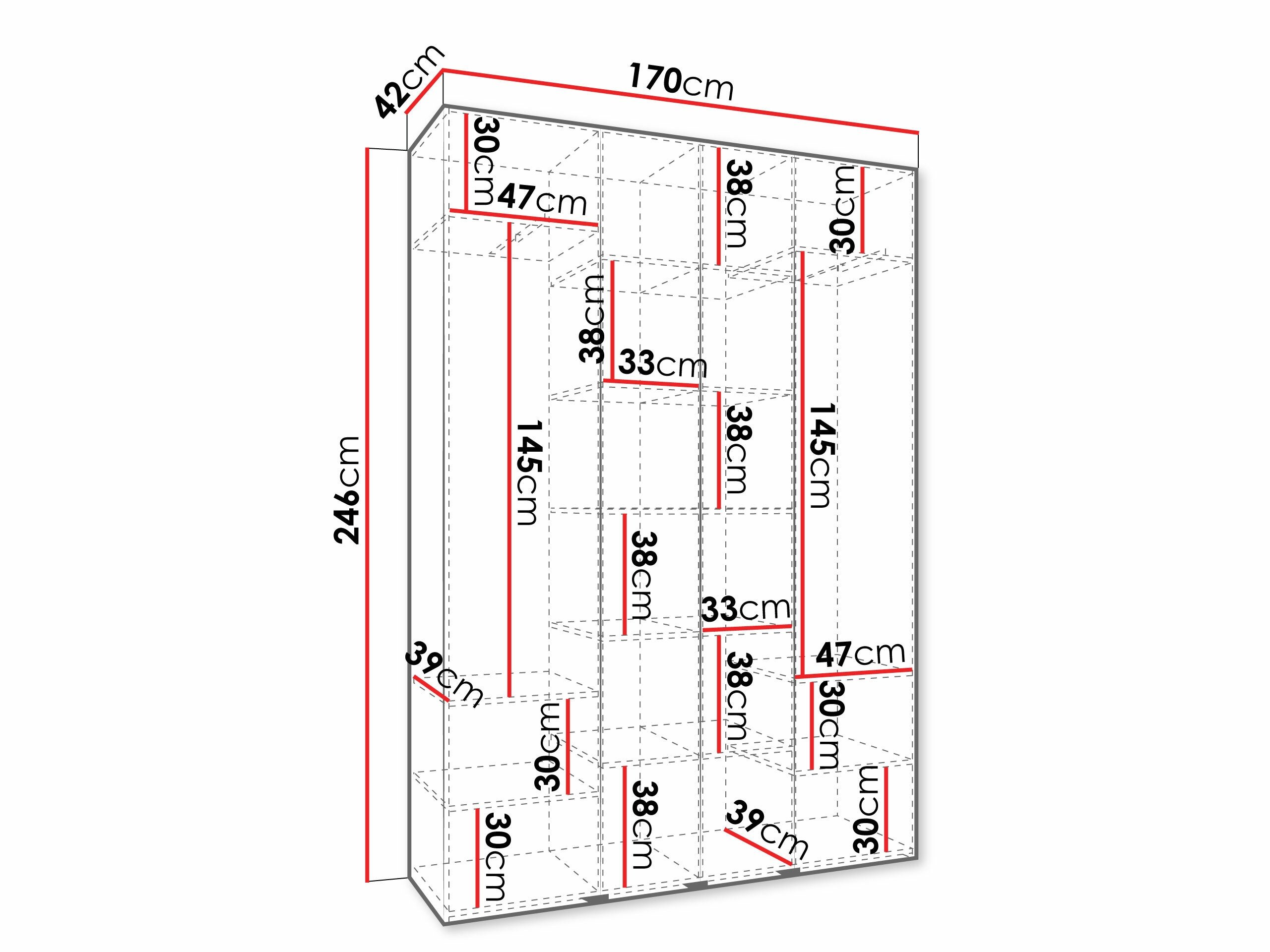 Armoire Hartford 570 (Cachemire)