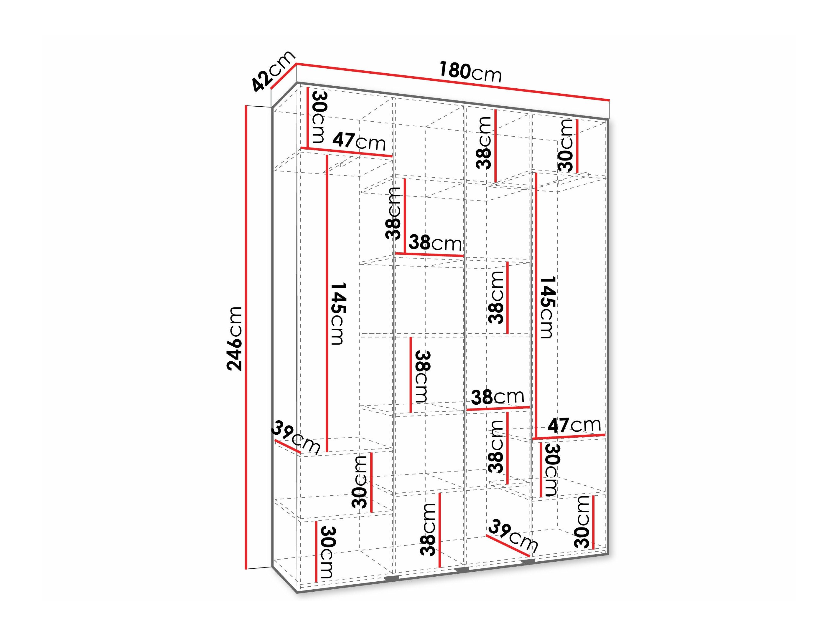 Armoire Hartford 570 (Cachemire)
