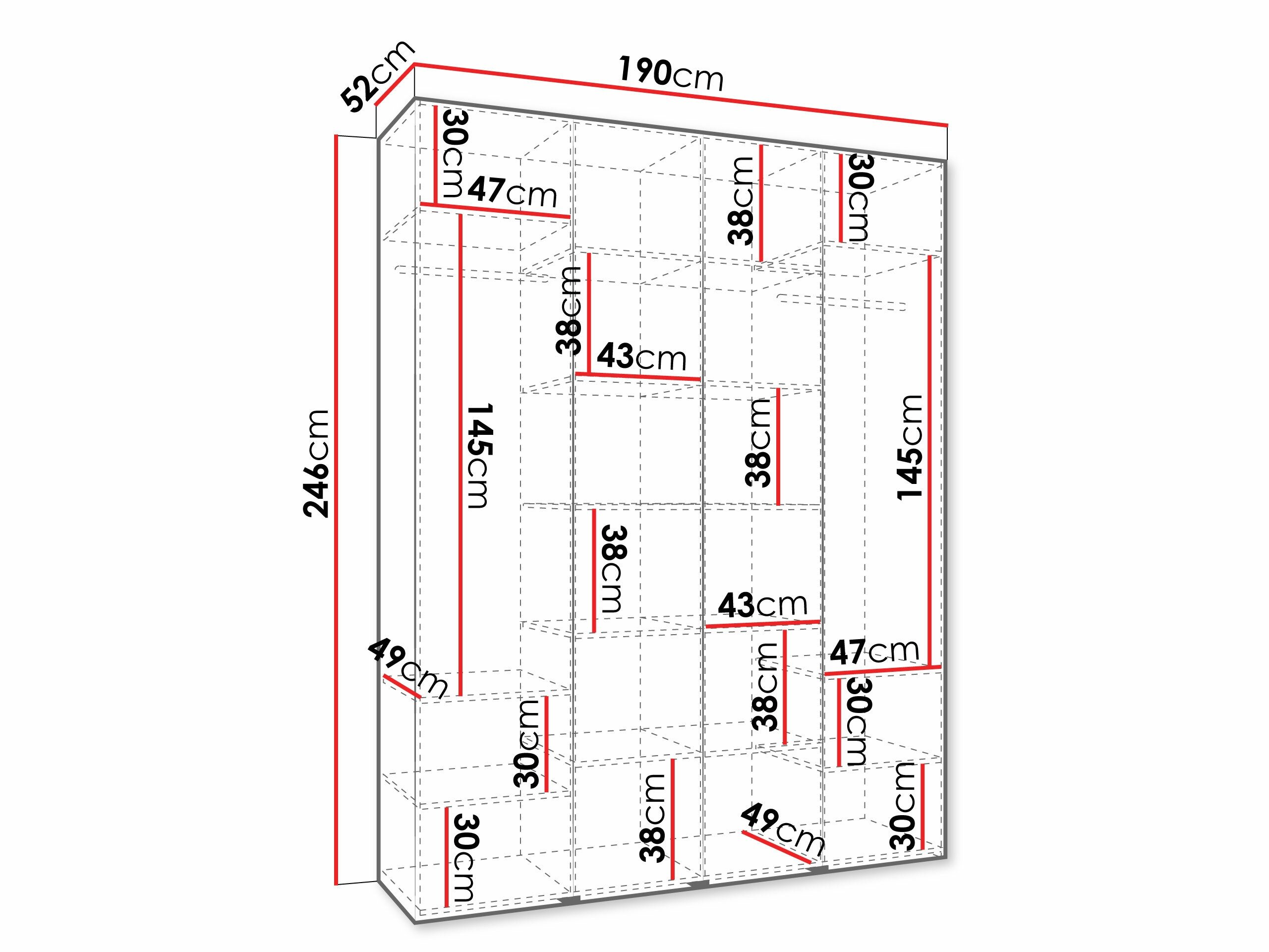 Armoire Hartford 570 (Cachemire)