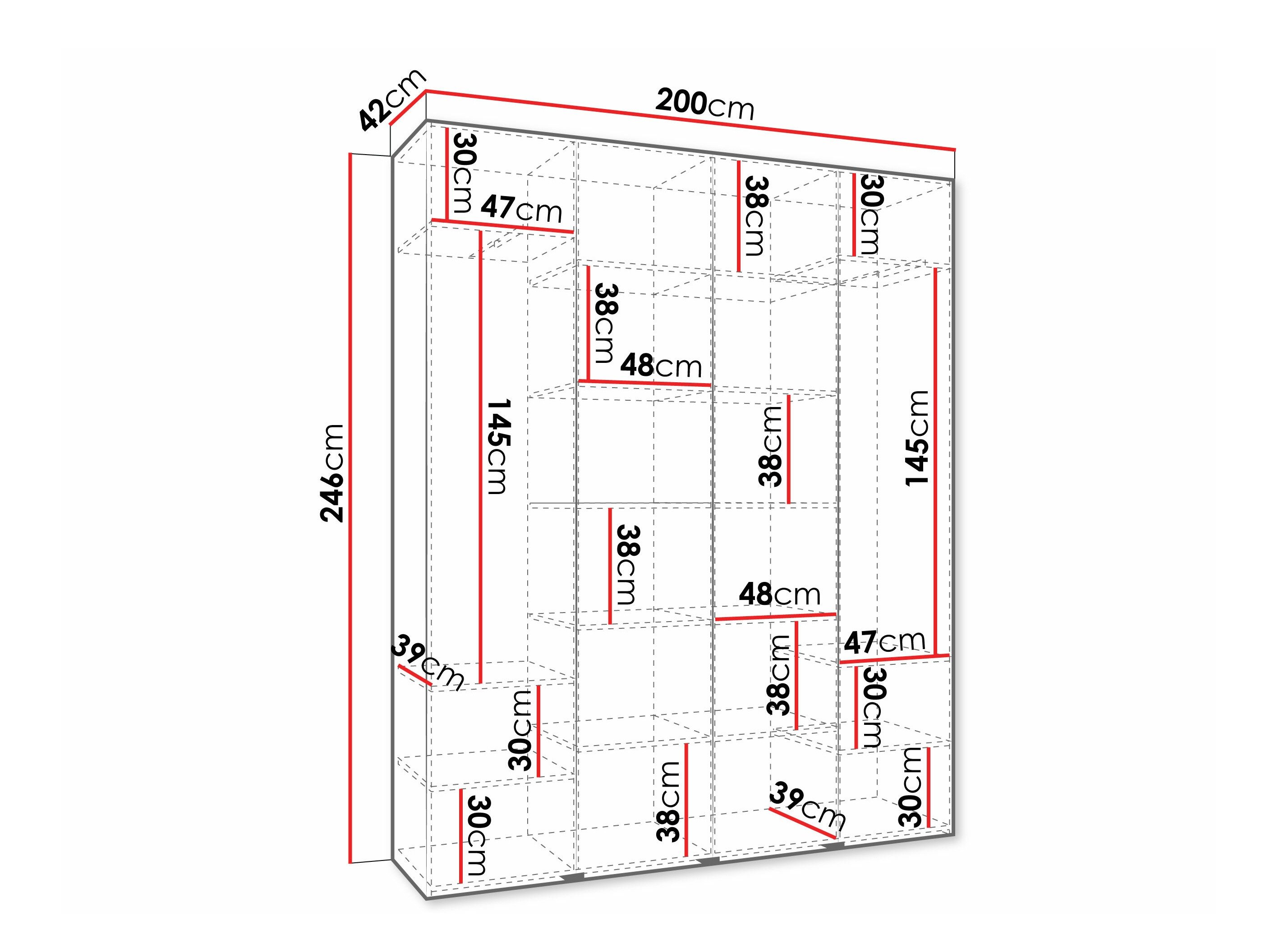 Armoire Hartford 570 (Cachemire)