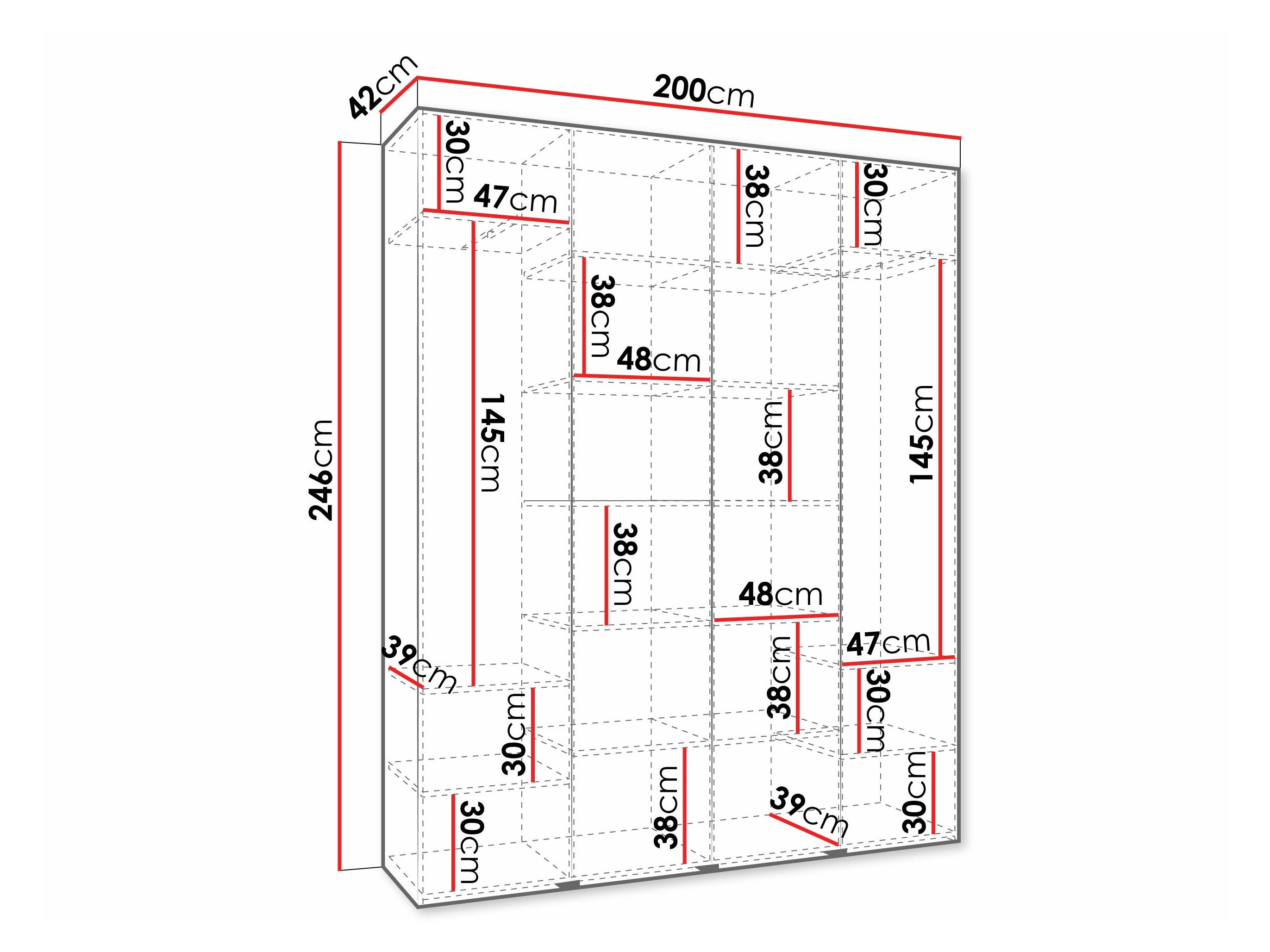 Armoire Hartford 570 (Cachemire)