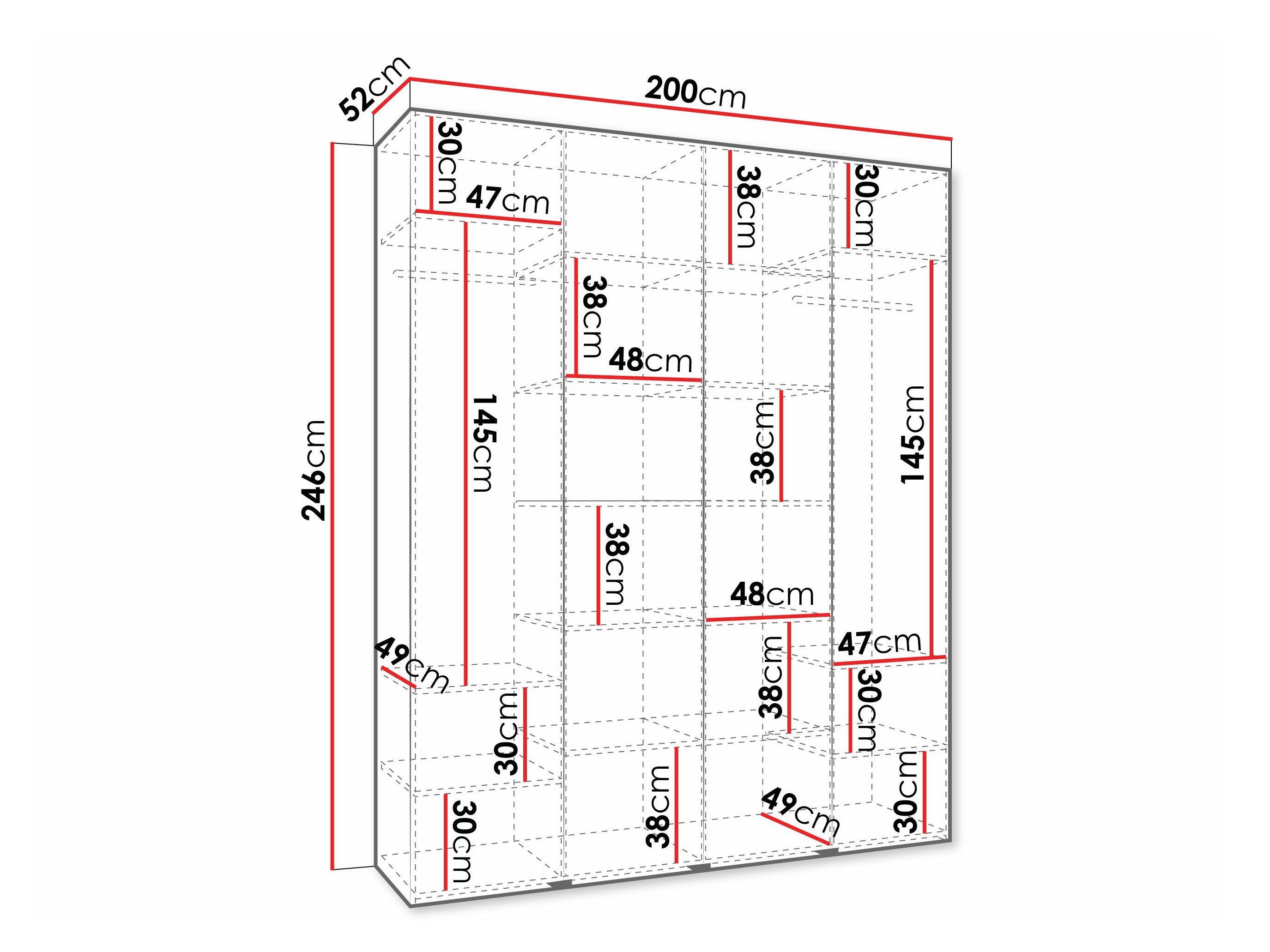 Armoire Hartford 570 (Cachemire)