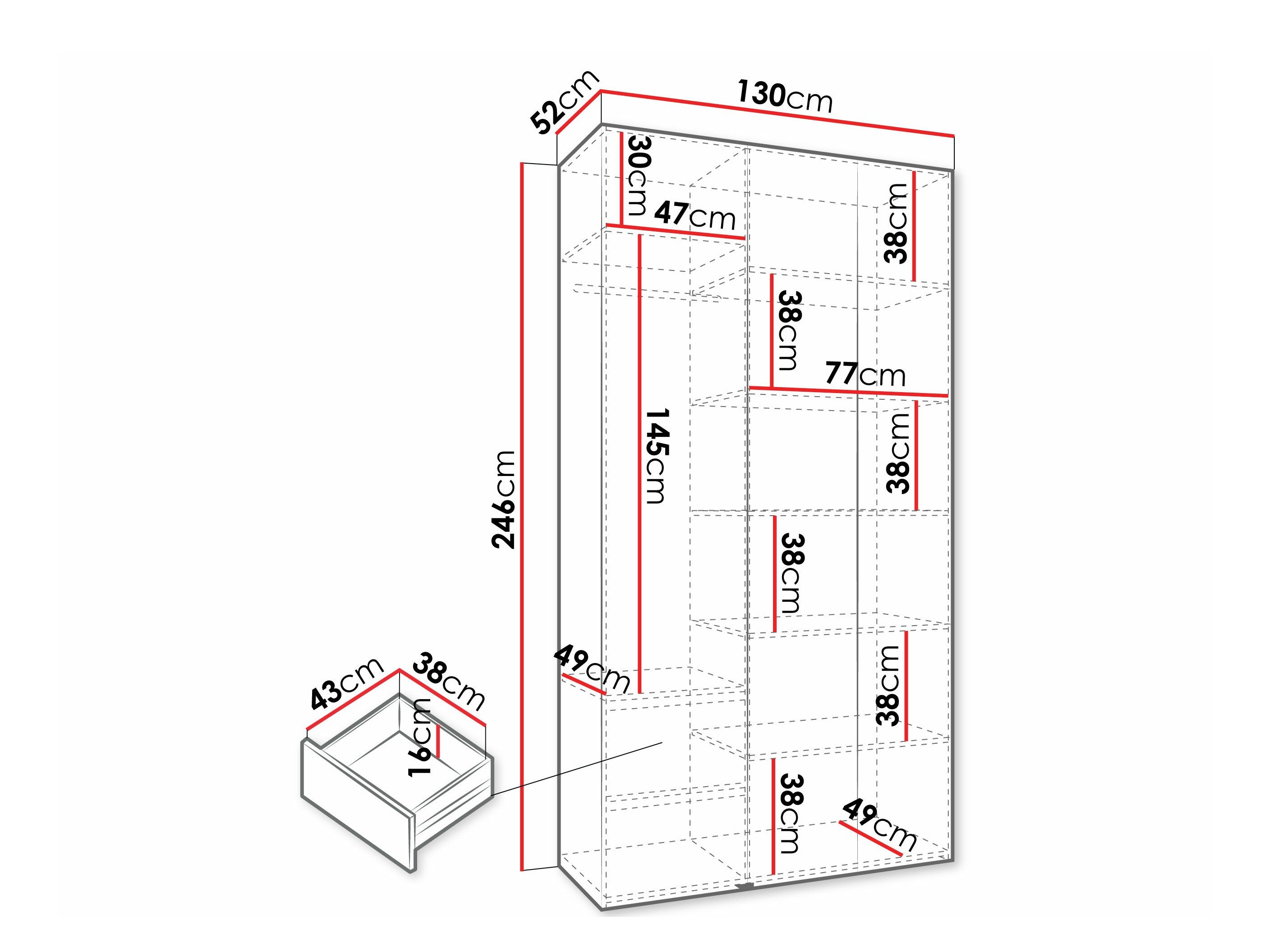 Armoire Hartford 571 (Blanc)