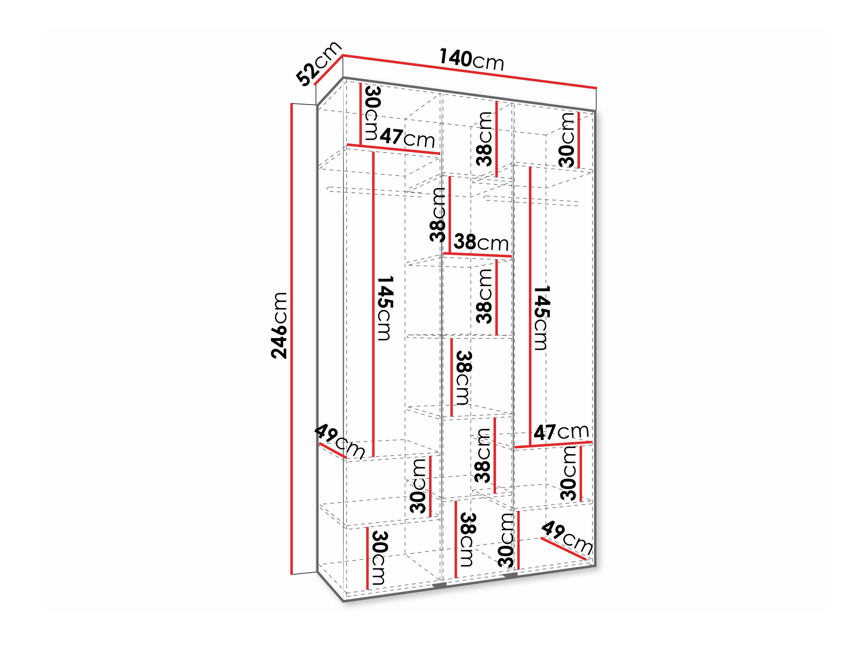 Armoire Hartford 571 (Blanc)
