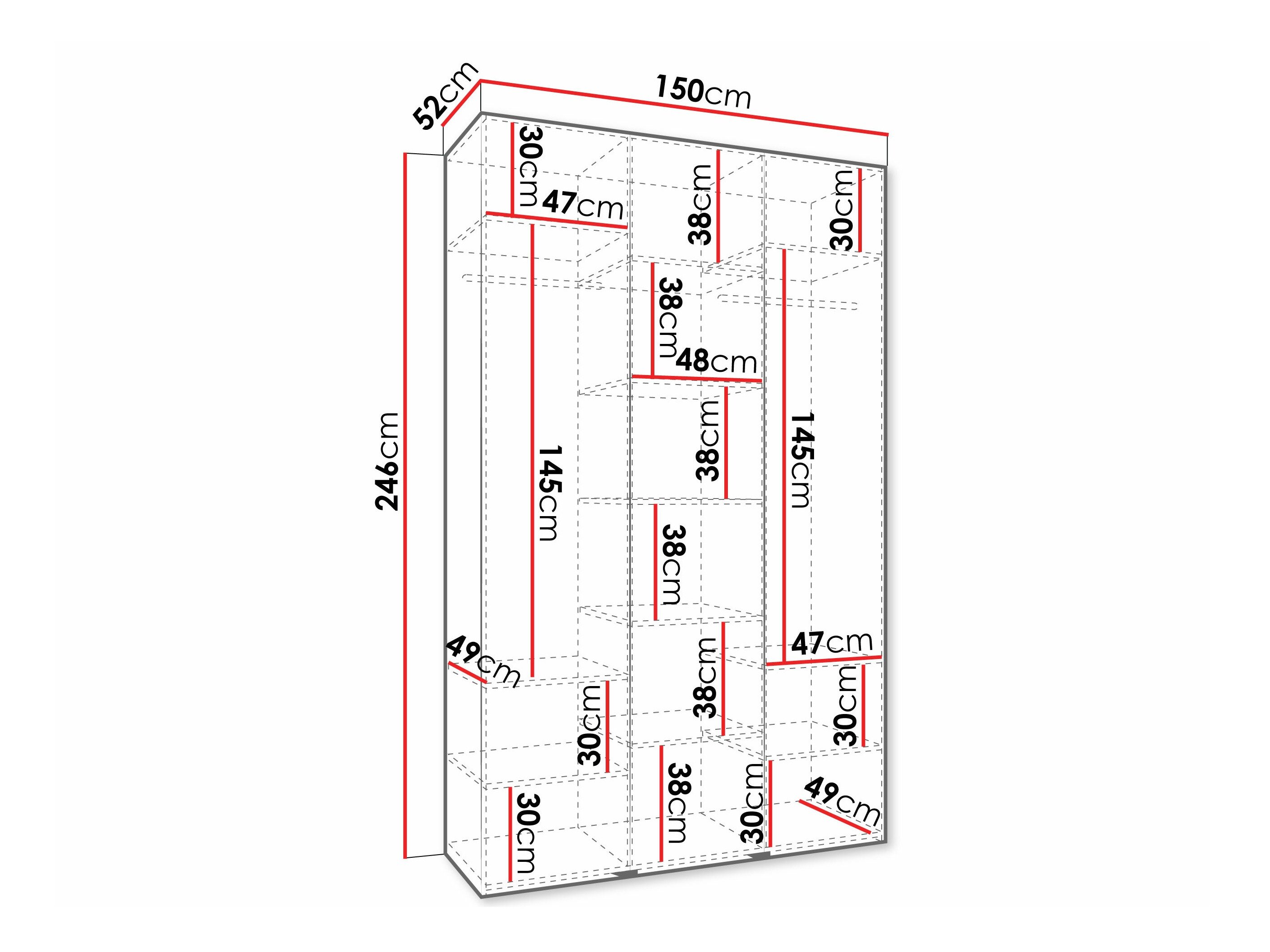 Armoire Hartford 571 (Blanc)