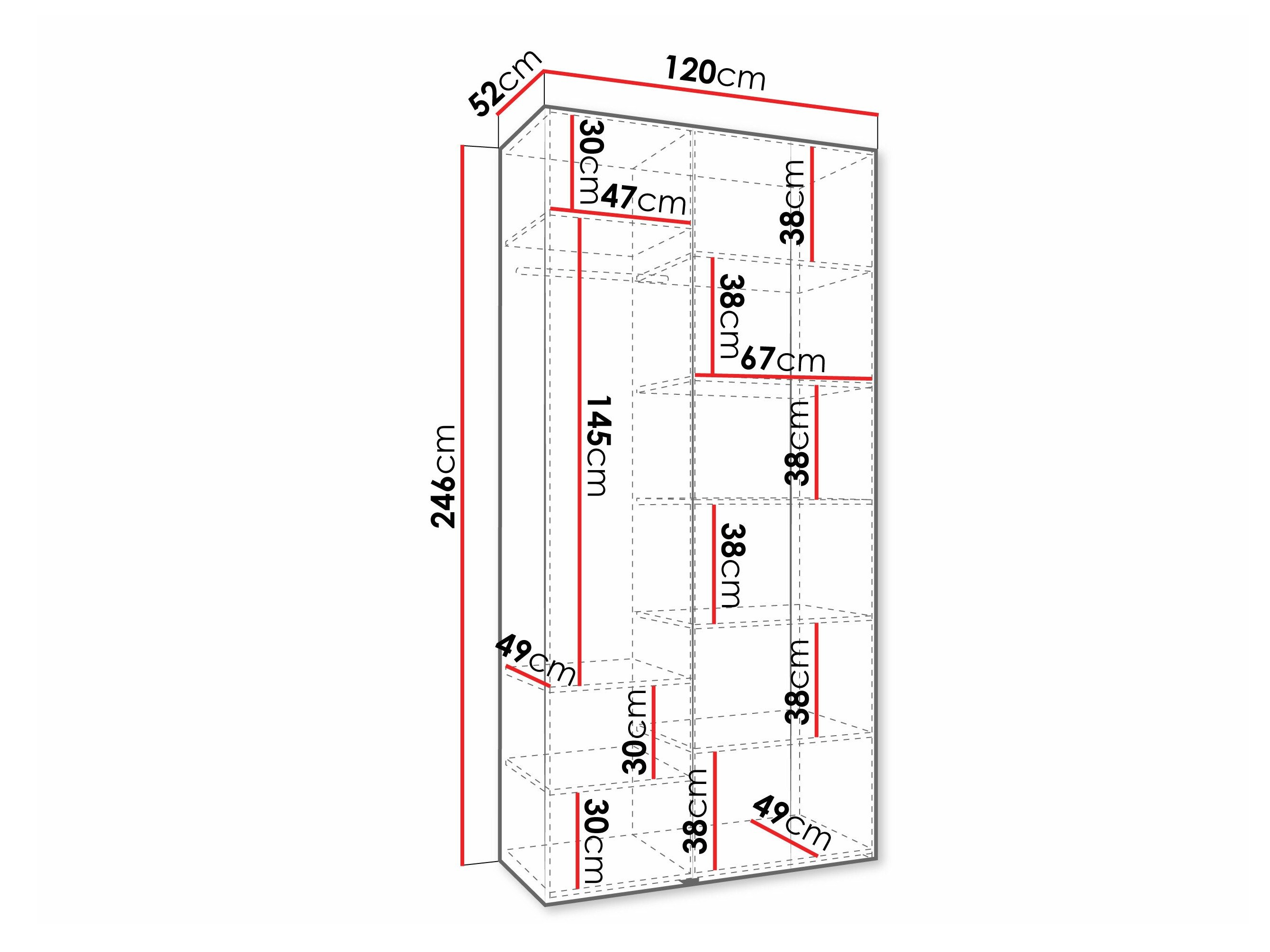 Armoire Hartford 571 (Blanc)
