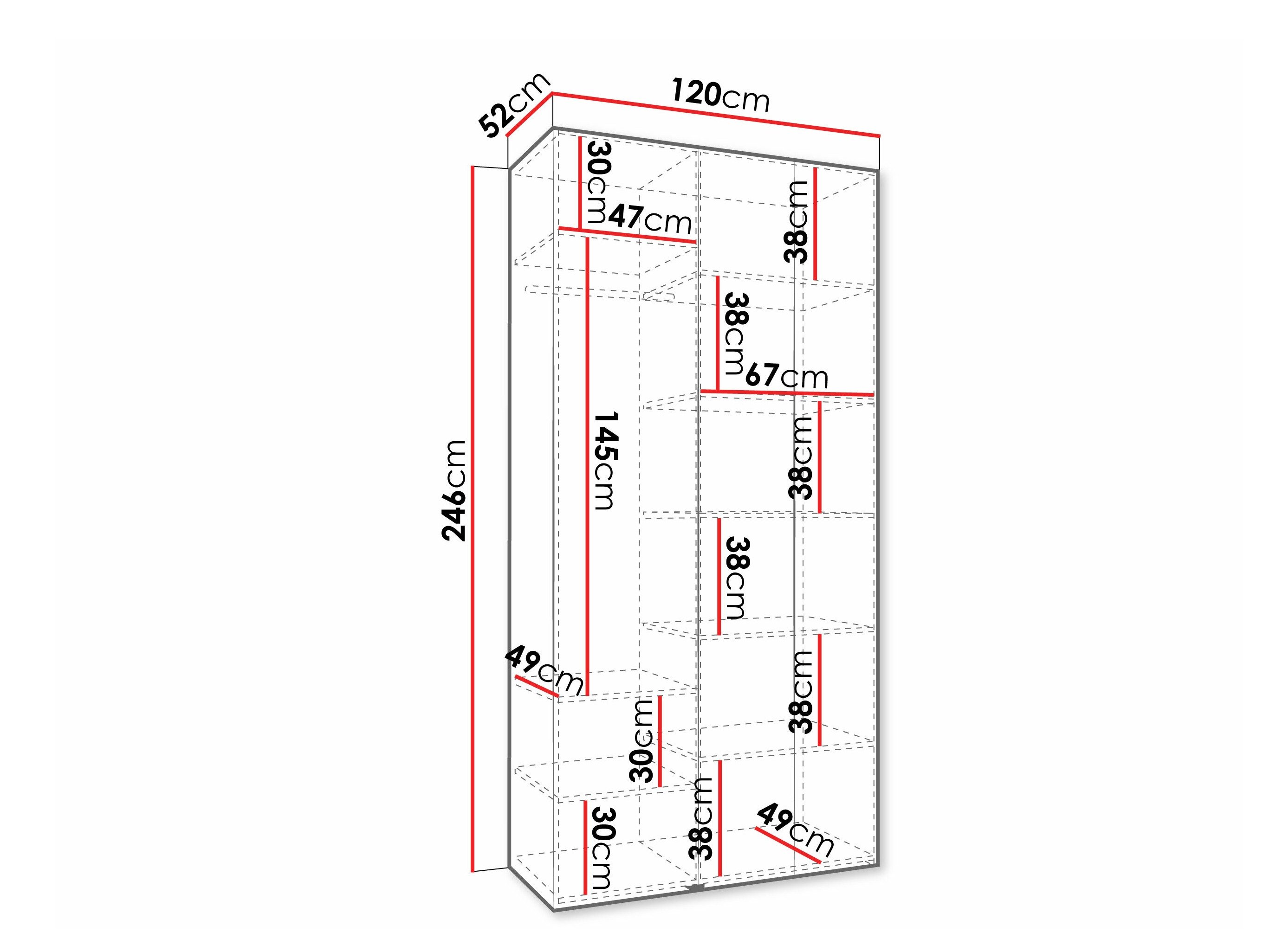 Armoire Hartford 571 (Cachemire)