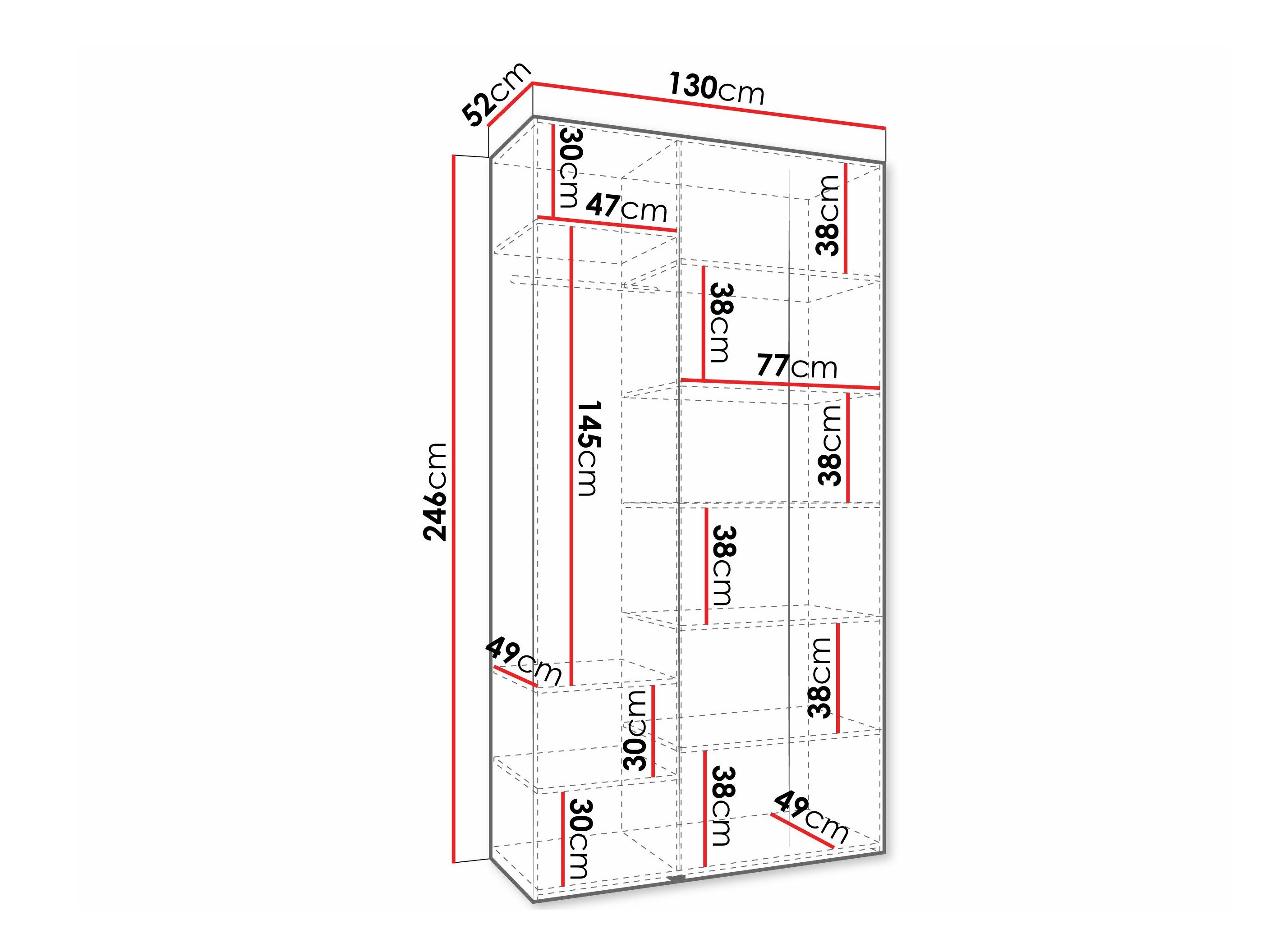 Armoire Hartford 571 (Cachemire)