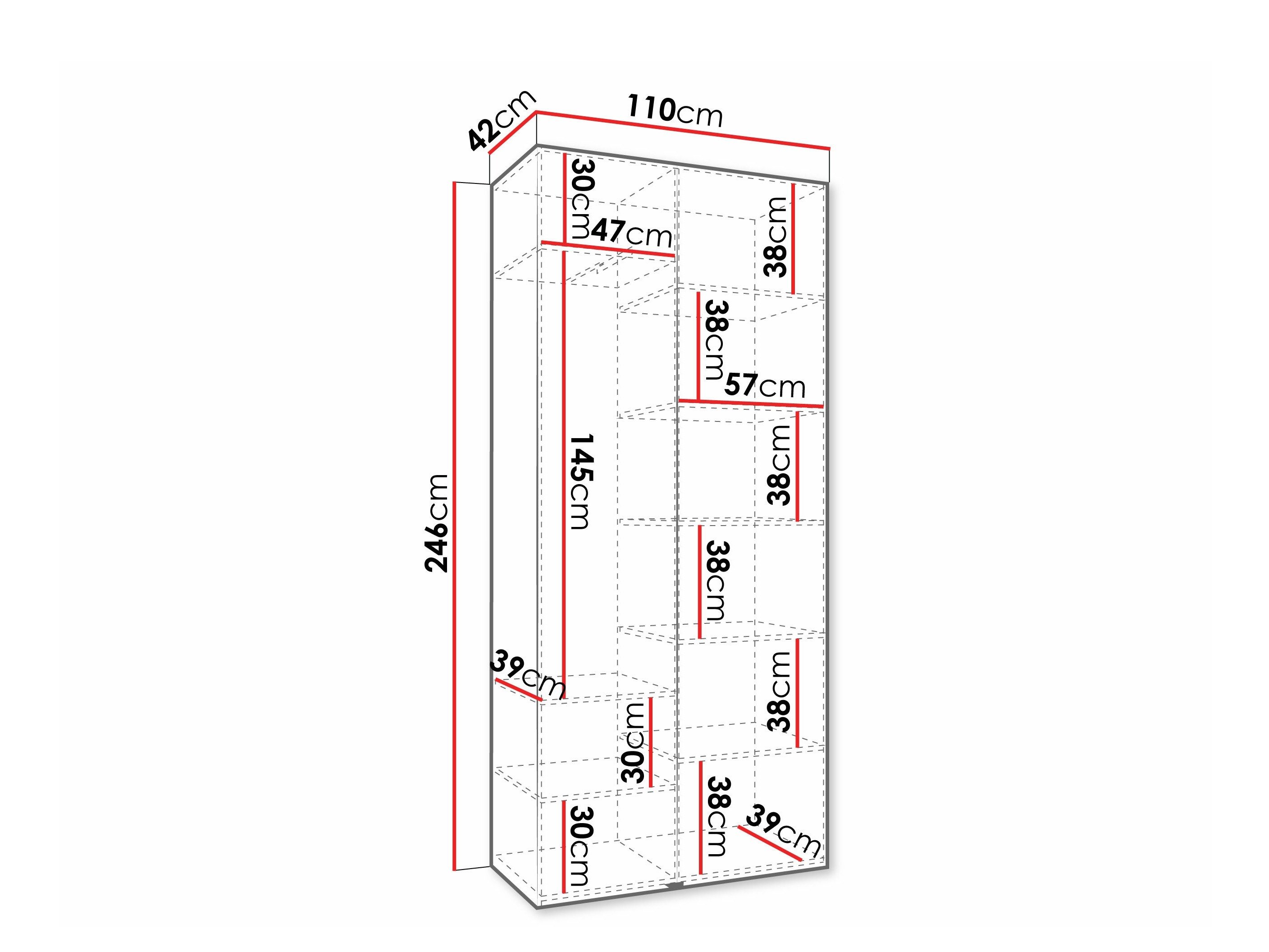 Armoire Hartford 572 (Blanc)