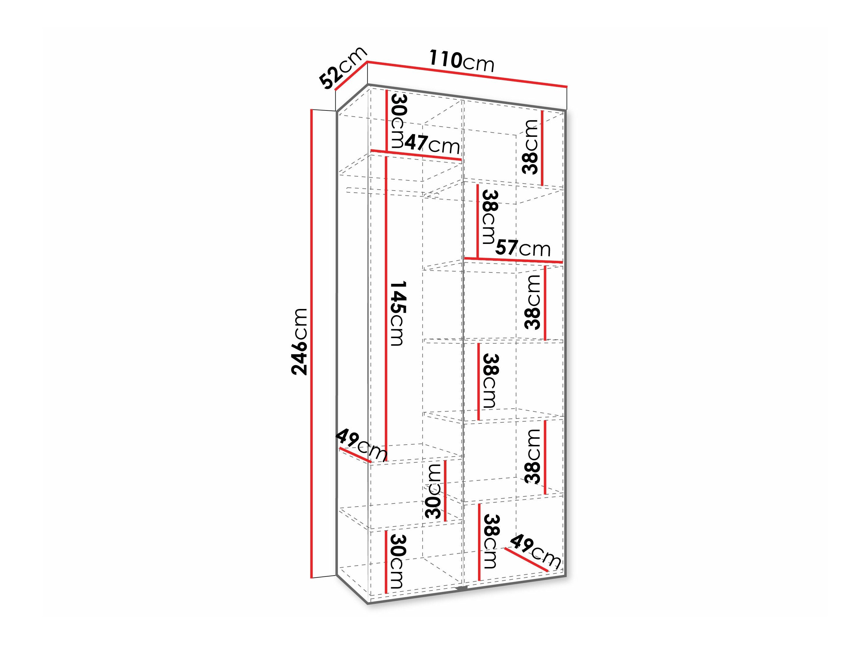 Armoire Hartford 572 (Blanc)