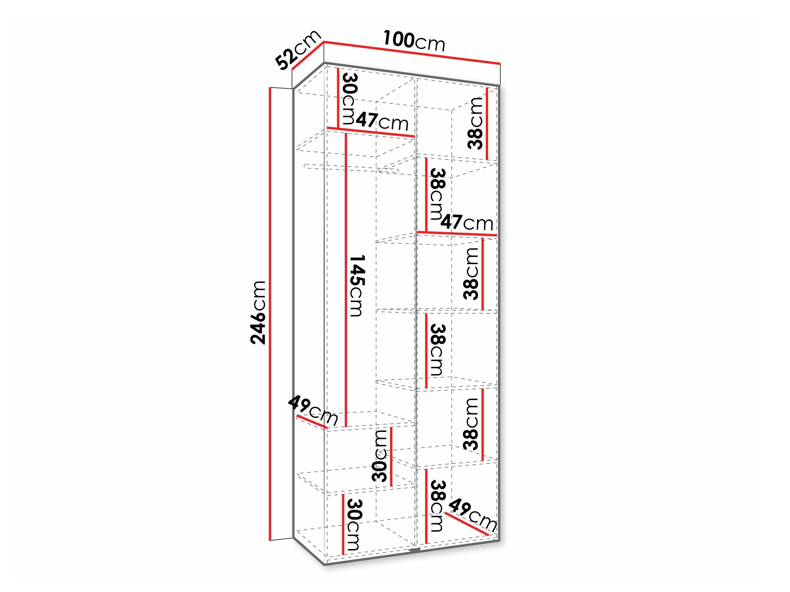 Armoire Hartford 572 (Cachemire)