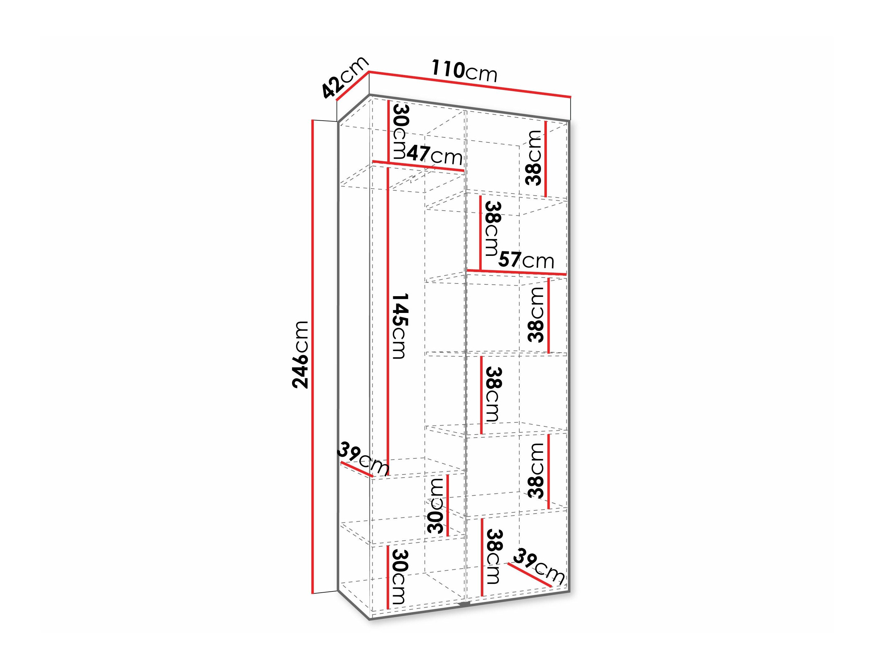 Armoire Hartford 572 (Cachemire)