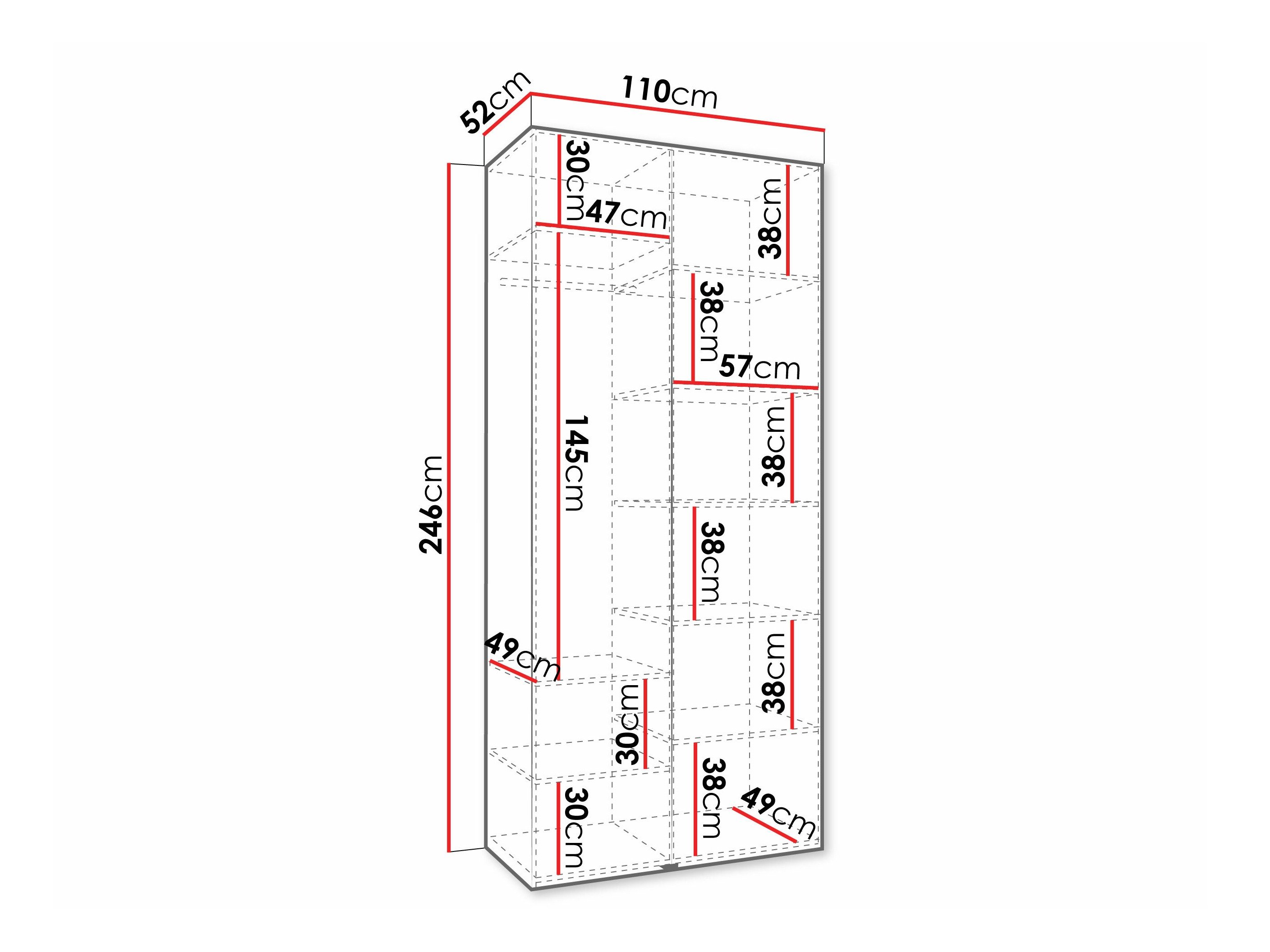 Armoire Hartford 572 (Cachemire)